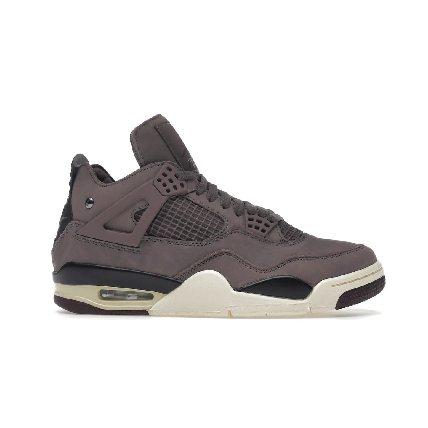 Jordan 4 Retro A Ma Maniére Violet Ore - Image 2 - Only at www.BallersClubKickz.com - Introducing the limited edition Air Jordan 4 A Ma Maniére from the collaboration between James Whitner’s A Ma Maniére and Jordan Brand.Crafted with deep Violet Ore and vintage cream tones, this AJ 4 silhouette has luxury detailing like metallic pins, tonal mesh and quilted interiors.Release, November 2021.