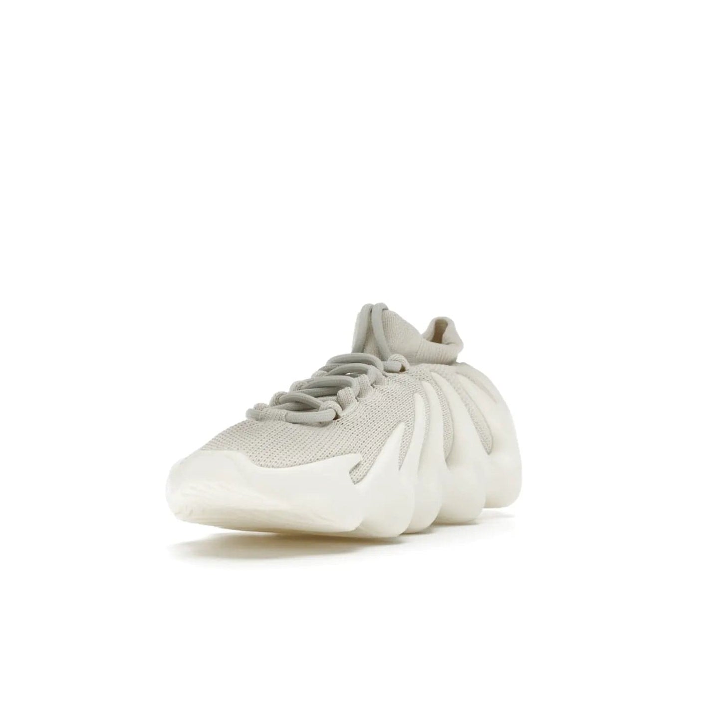 adidas Yeezy 450 Cloud White - Image 13 - Only at www.BallersClubKickz.com - Experience the future with the adidas Yeezy 450 Cloud White. A two-piece design featuring an extreme foam sole and mesh upper, this silhouette is expected to release in March 2021. Get your hands on this striking Cloud White/Cloud White colorway and stand out in the crowd.