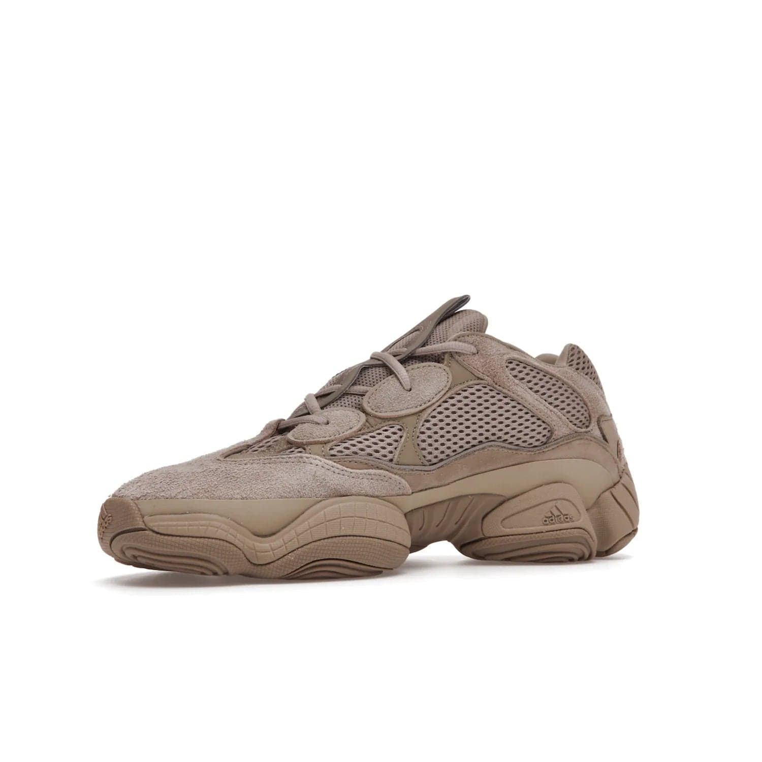 adidas Yeezy 500 Taupe Light - Image 16 - Only at www.BallersClubKickz.com - The adidas Yeezy 500 Taupe Light combines mesh, leather, and suede, with a durable adiPRENE sole for an eye-catching accessory. Reflective piping adds the perfect finishing touches to this unique silhouette. Ideal for any wardrobe, releasing in June 2021.