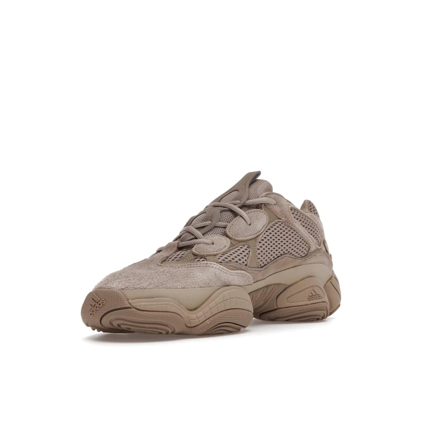adidas Yeezy 500 Taupe Light - Image 14 - Only at www.BallersClubKickz.com - The adidas Yeezy 500 Taupe Light combines mesh, leather, and suede, with a durable adiPRENE sole for an eye-catching accessory. Reflective piping adds the perfect finishing touches to this unique silhouette. Ideal for any wardrobe, releasing in June 2021.