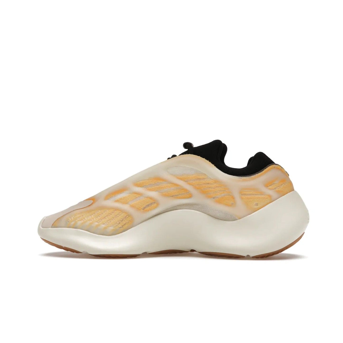 adidas Yeezy 700 V3 Mono Safflower - Image 20 - Only at www.BallersClubKickz.com - Fresh Yeezy 700 V3 Mono Safflower with a Primeknit upper, EVA foam sole, glow-in-the-dark lace caging, and cream-colored TPU accents. Released March 2021. Essential sneaker for any fashion enthusiast.