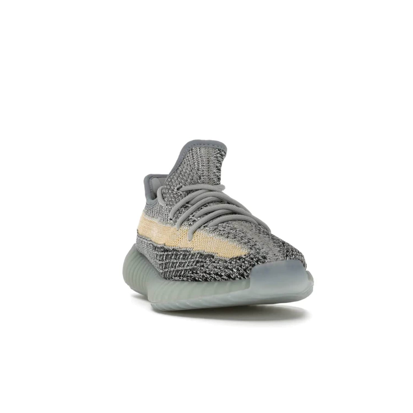 adidas Yeezy Boost 350 V2 Ash Blue - Image 8 - Only at www.BallersClubKickz.com - Must-have design made of engineered primeknit upper, comfortable sock-like upper and full-length Boost midsole, and semi-translucent rubber cage for added durability and style. The adidas Yeezy Boost 350 V2 Ash Blue blends timeless colors and comfort.