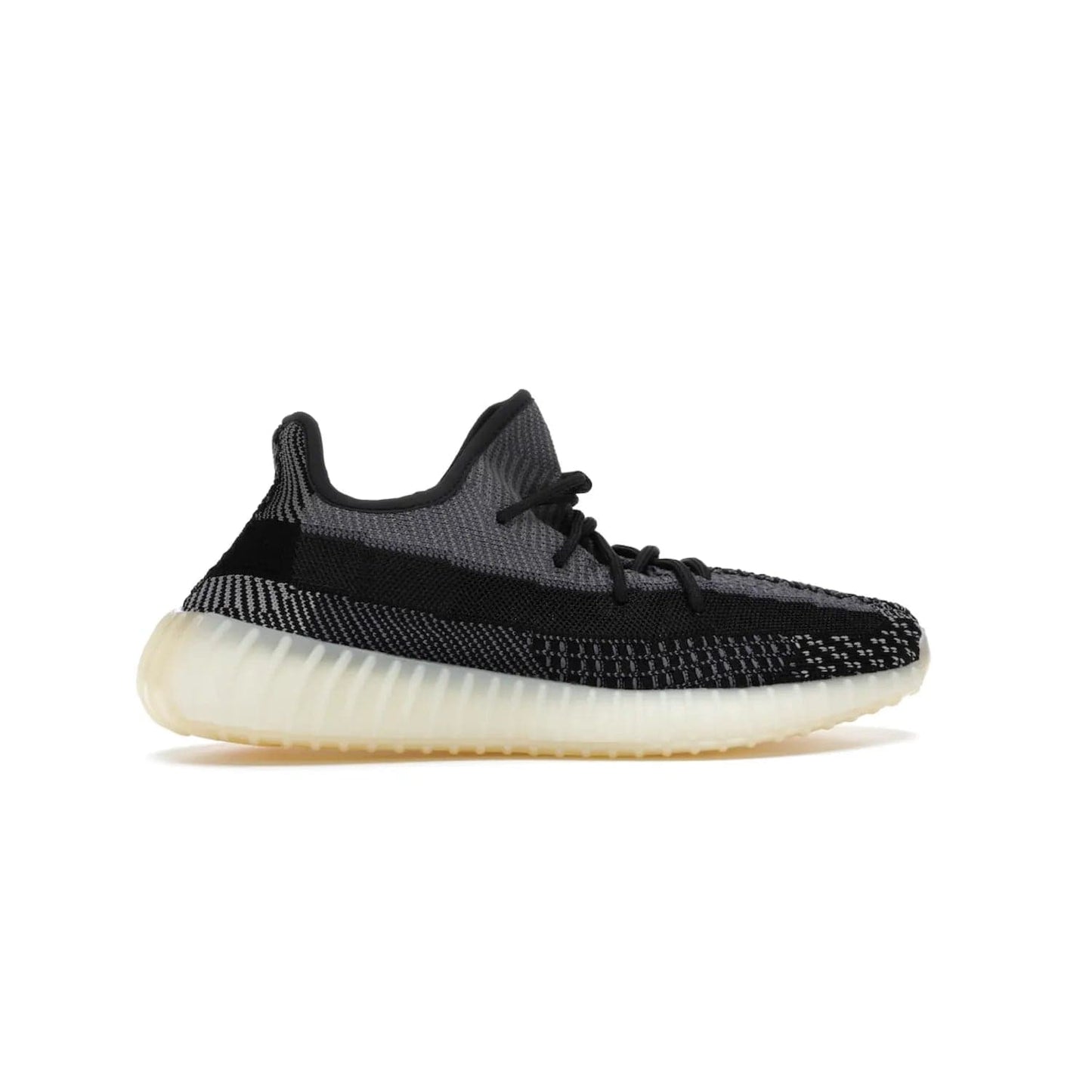 adidas Yeezy Boost 350 V2 Carbon - Image 36 - Only at www.BallersClubKickz.com - Introducing the adidas Yeezy Boost 350 V2 Carbon. Iconic sneaker with a dark-hued upper, breathable Primeknit mesh, signature side stripe, off-white midsole & BOOST cushioning. Perfect for any sneaker lover. Released October 2020.