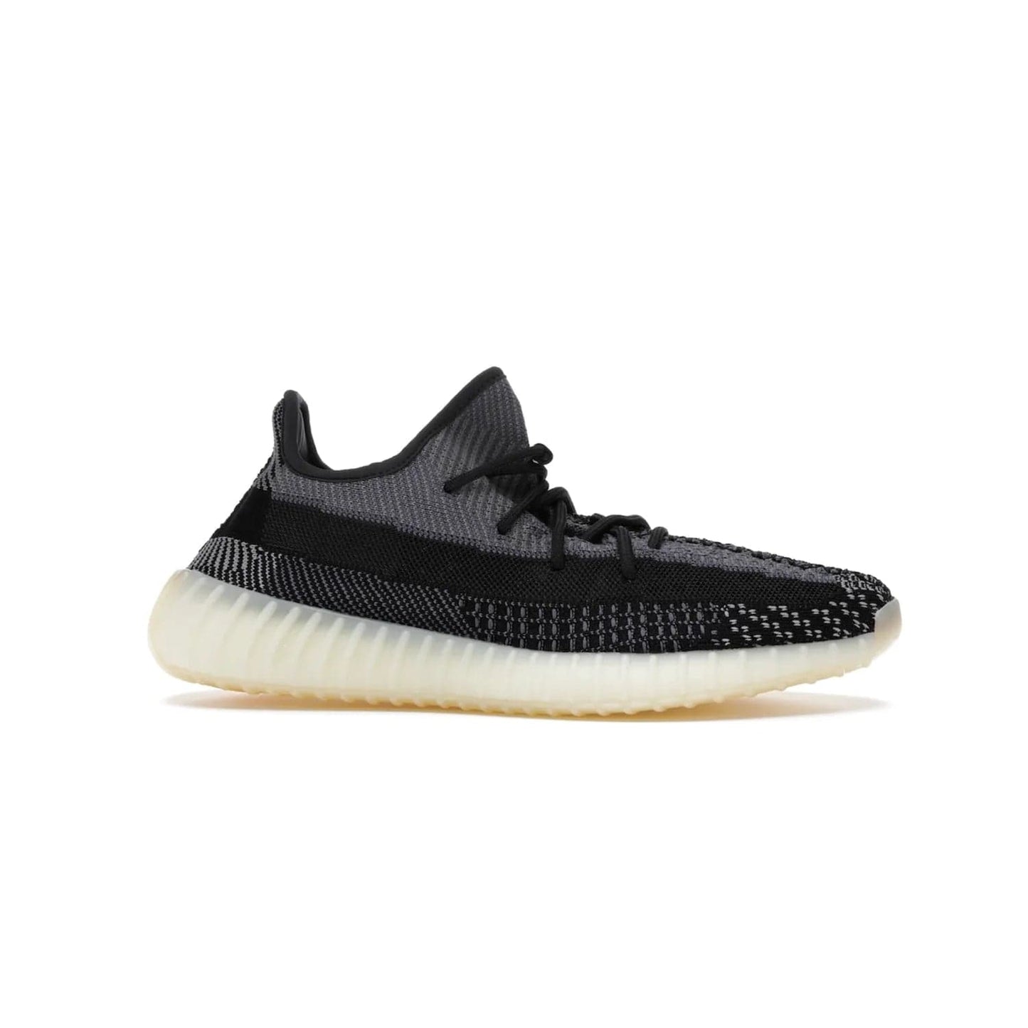 adidas Yeezy Boost 350 V2 Carbon - Image 2 - Only at www.BallersClubKickz.com - Introducing the adidas Yeezy Boost 350 V2 Carbon. Iconic sneaker with a dark-hued upper, breathable Primeknit mesh, signature side stripe, off-white midsole & BOOST cushioning. Perfect for any sneaker lover. Released October 2020.