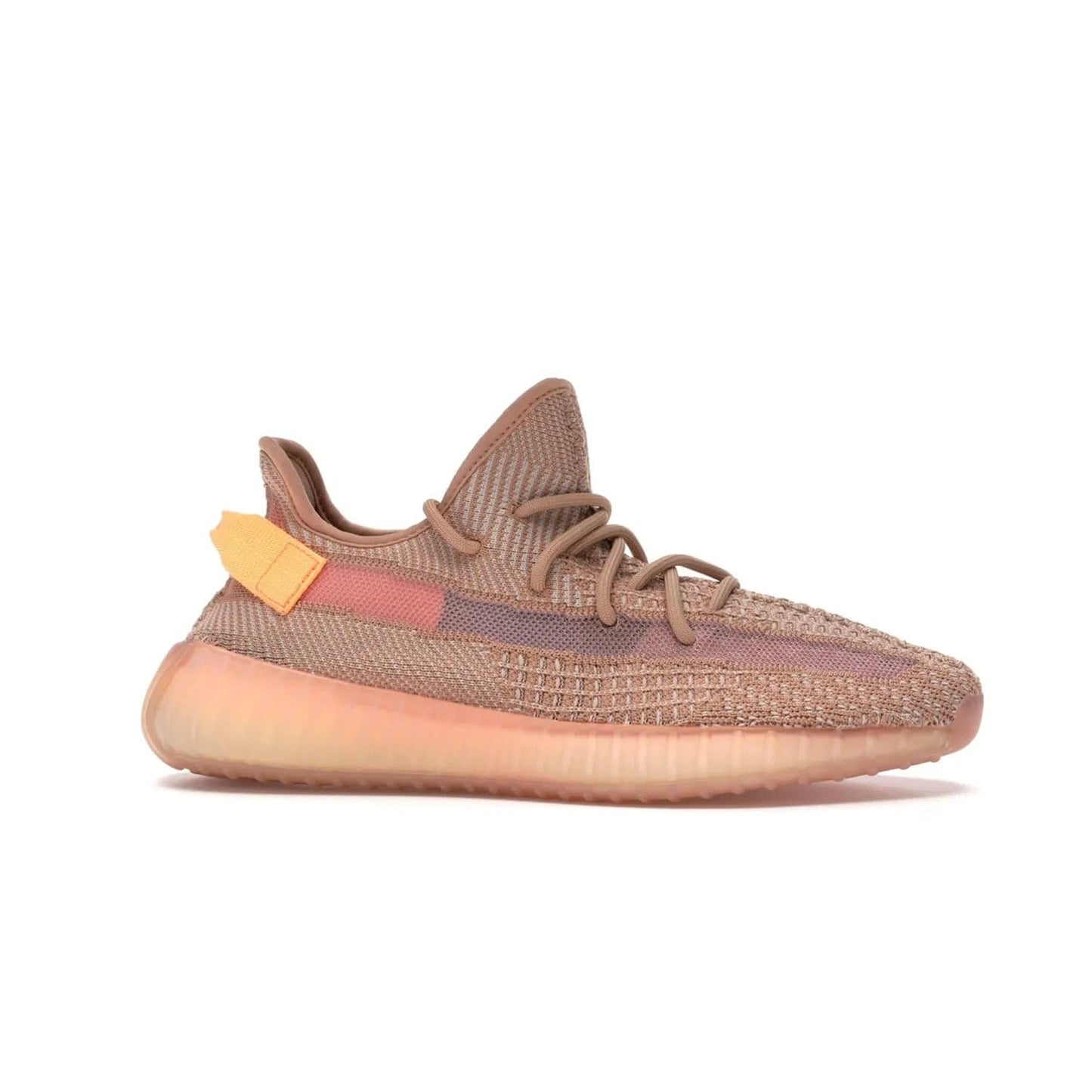 adidas Yeezy Boost 350 V2 Clay - Image 2 - Only at www.BallersClubKickz.com - The adidas Yeezy Boost 350 V2 Clay - style and swag in one shoe. Orange accents, clay midsole and sole. Get yours today!