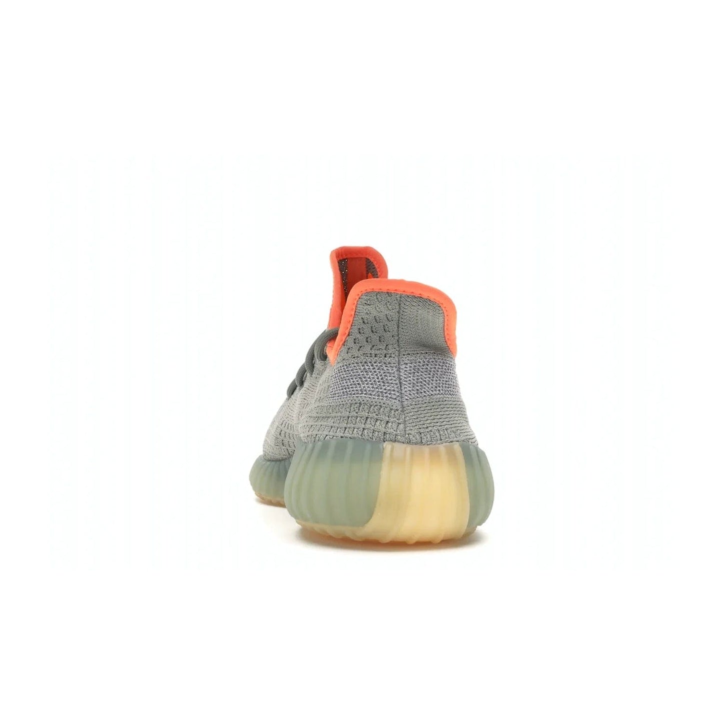 adidas Yeezy Boost 350 V2 Desert Sage - Image 27 - Only at www.BallersClubKickz.com - Upgrade your style with the adidas Yeezy Boost 350 V2 Desert Sage. This 350V2 features a Desert Sage primeknit upper with tonal side stripe, and an orange-highlighted translucent Boost cushioning sole. Stay on-trend in effortless style.