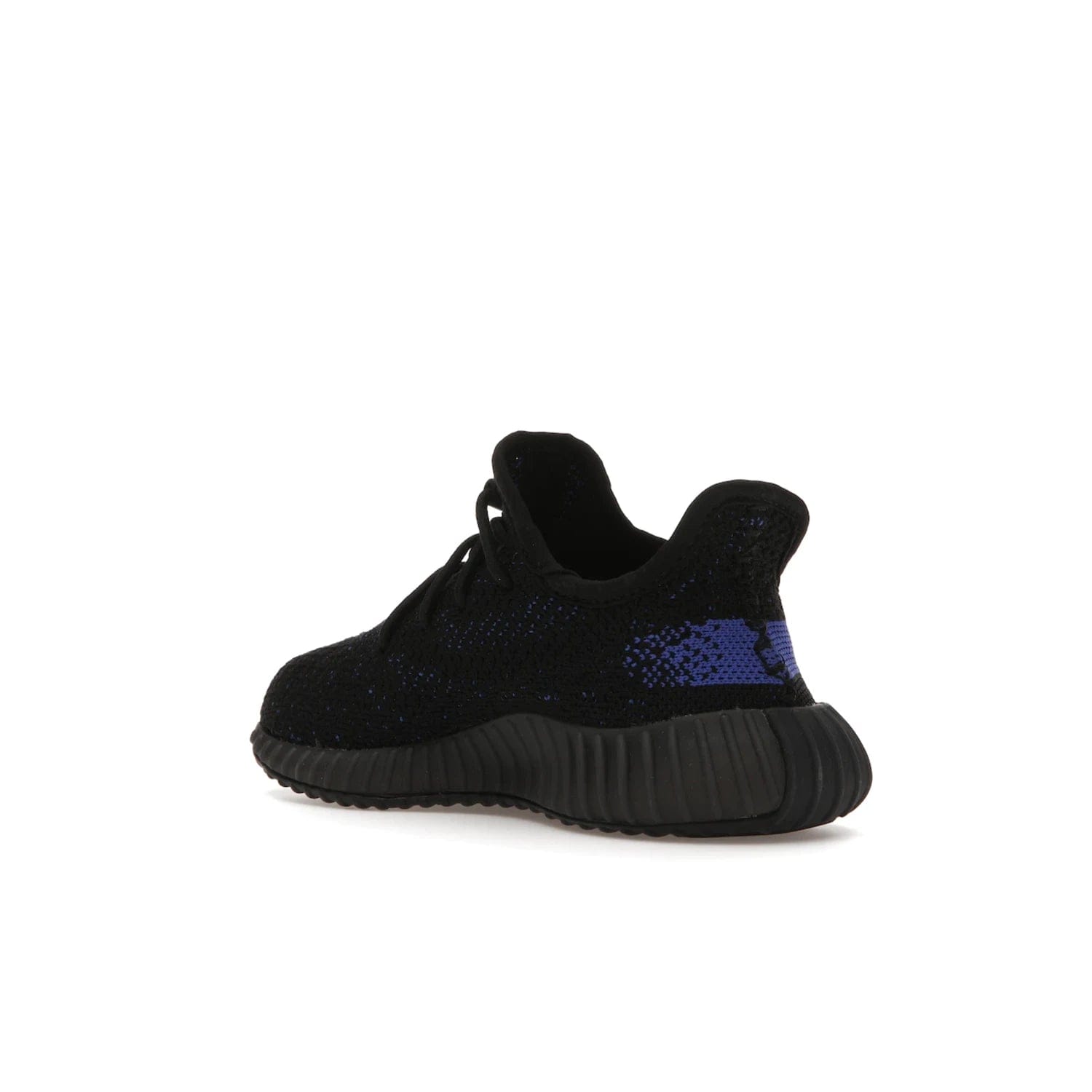adidas Yeezy Boost 350 V2 Dazzling Blue (Kids) - Image 24 - Only at www.BallersClubKickz.com - Shop the adidas Yeezy Boost 350 V2 Dazzling Blue (Kids). Features a black Primeknit upper with a royal blue 'SPLY-350' streak and a full-length Boost midsole. Durable rubber outsole provides plenty of traction. Available for $160.