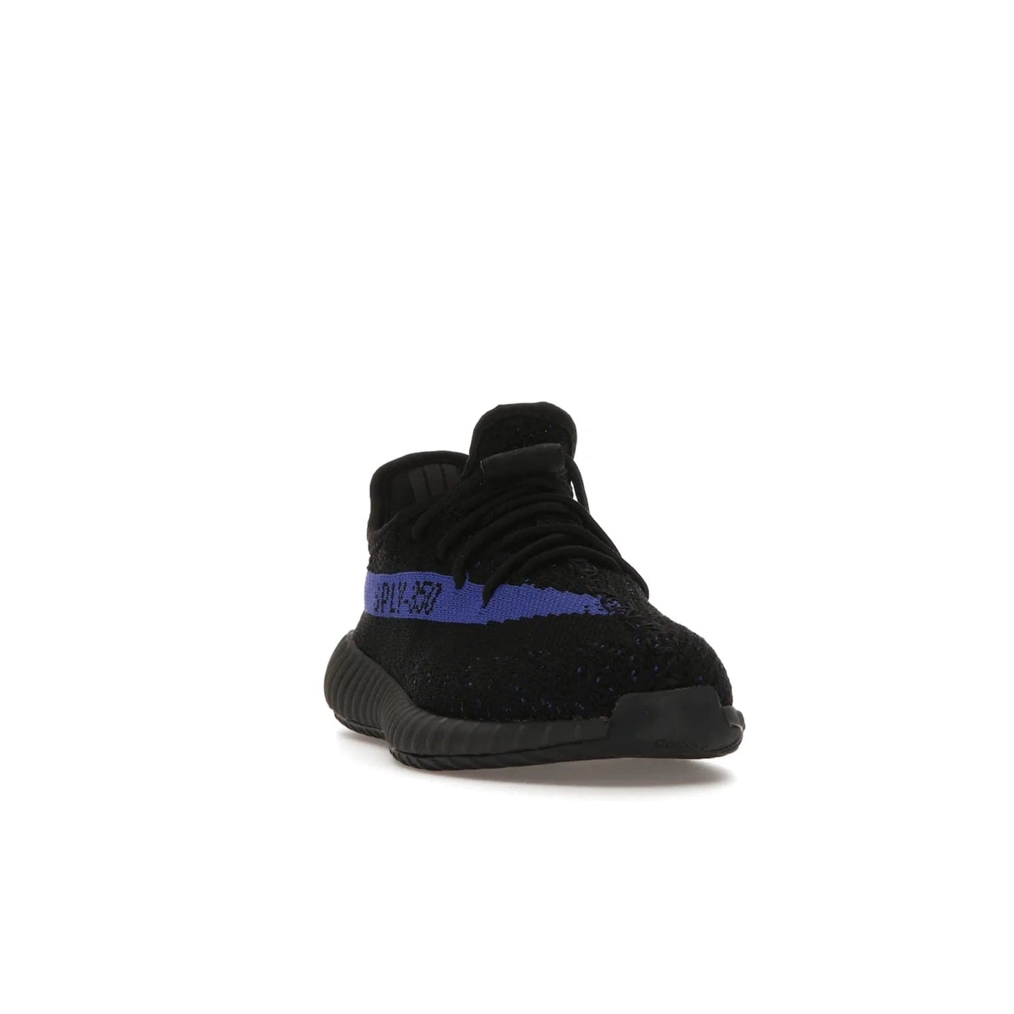 adidas Yeezy Boost 350 V2 Dazzling Blue (Kids) - Image 8 - Only at www.BallersClubKickz.com - Shop the adidas Yeezy Boost 350 V2 Dazzling Blue (Kids). Features a black Primeknit upper with a royal blue 'SPLY-350' streak and a full-length Boost midsole. Durable rubber outsole provides plenty of traction. Available for $160.