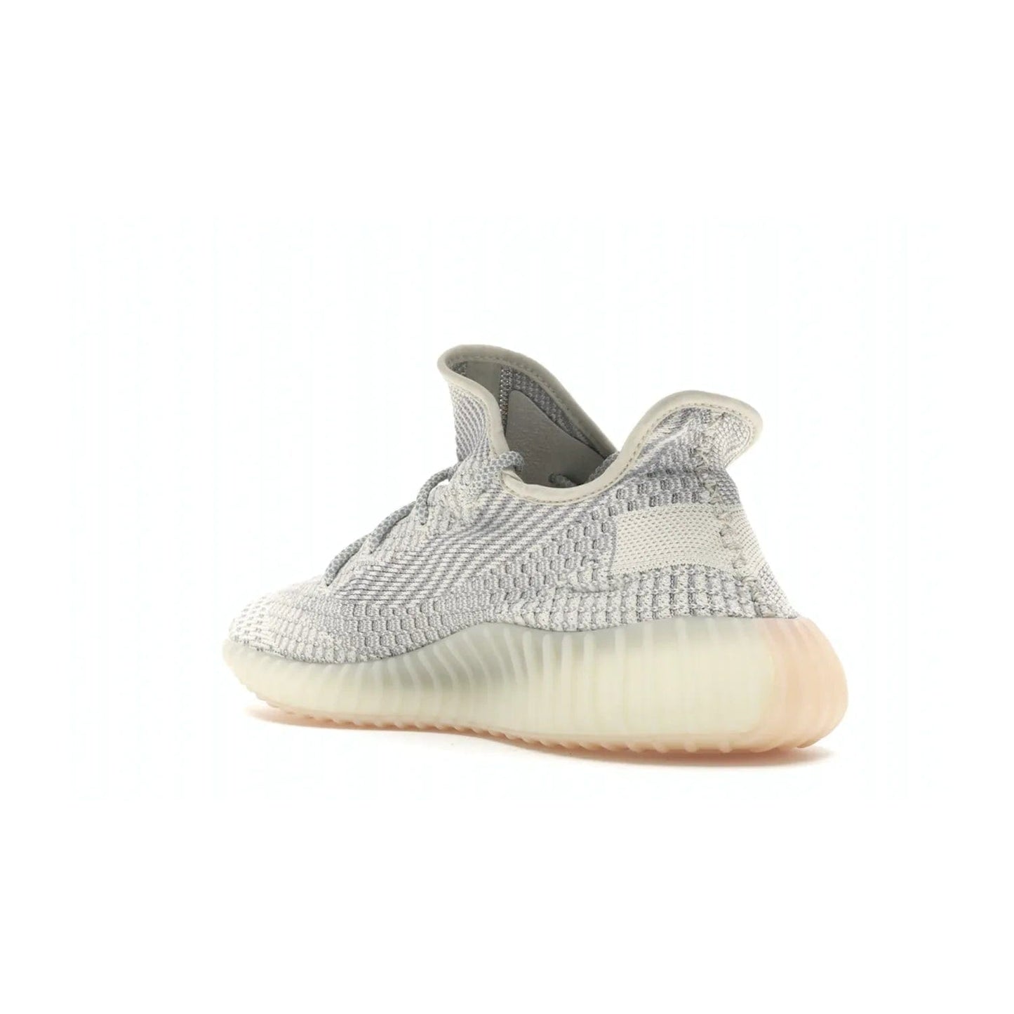adidas Yeezy Boost 350 V2 Lundmark (Non Reflective) - Image 24 - Only at www.BallersClubKickz.com - Shop the exclusive adidas Yeezy Boost 350 V2 Lundmark with a subtle summer color, mesh upper, white-to-cream transitional midsole, light tan outsole, and pink middle stripe. Comfort and style come together in this perfect summer 350 V2. Released on July 11, 2019.