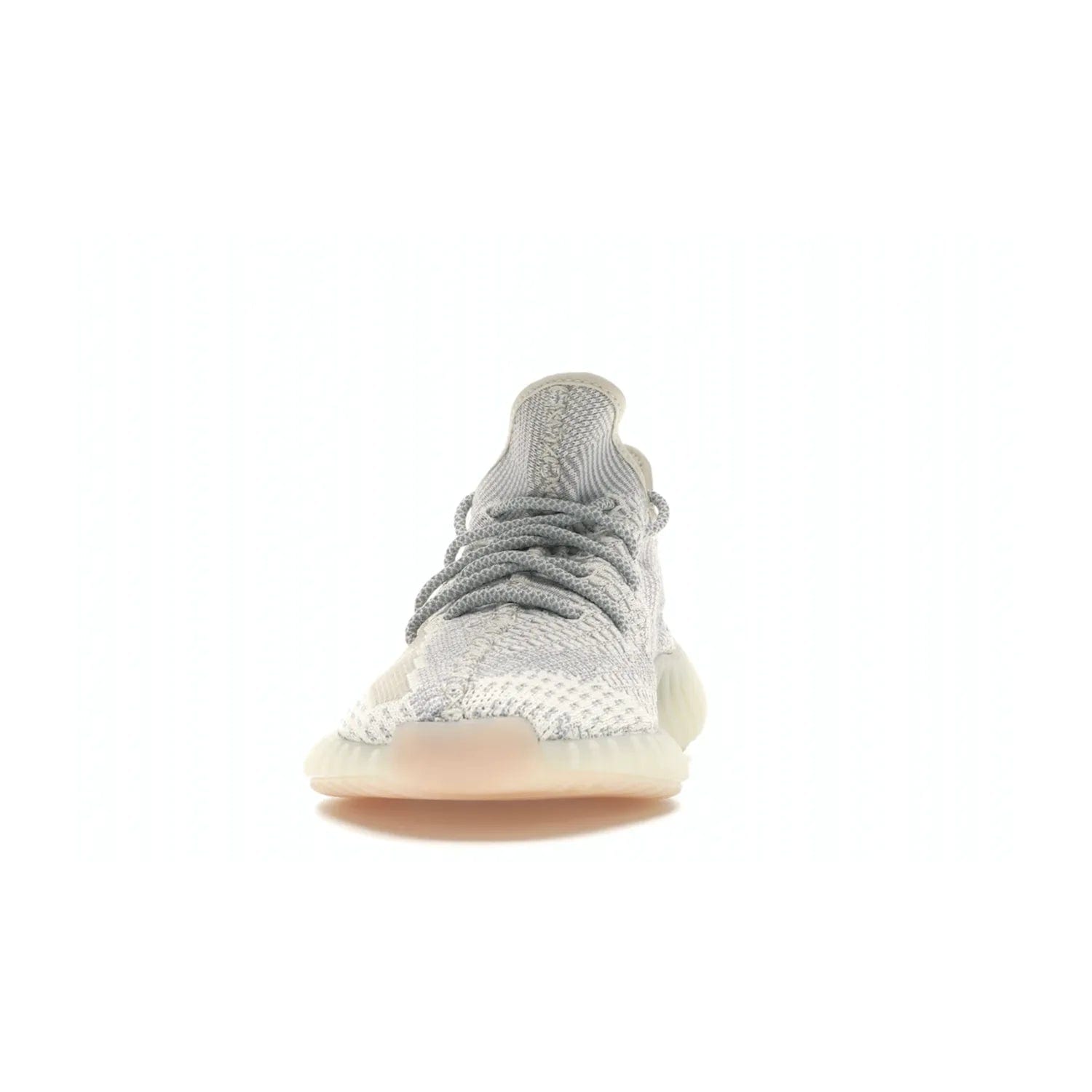 adidas Yeezy Boost 350 V2 Lundmark (Non Reflective) - Image 11 - Only at www.BallersClubKickz.com - Shop the exclusive adidas Yeezy Boost 350 V2 Lundmark with a subtle summer color, mesh upper, white-to-cream transitional midsole, light tan outsole, and pink middle stripe. Comfort and style come together in this perfect summer 350 V2. Released on July 11, 2019.