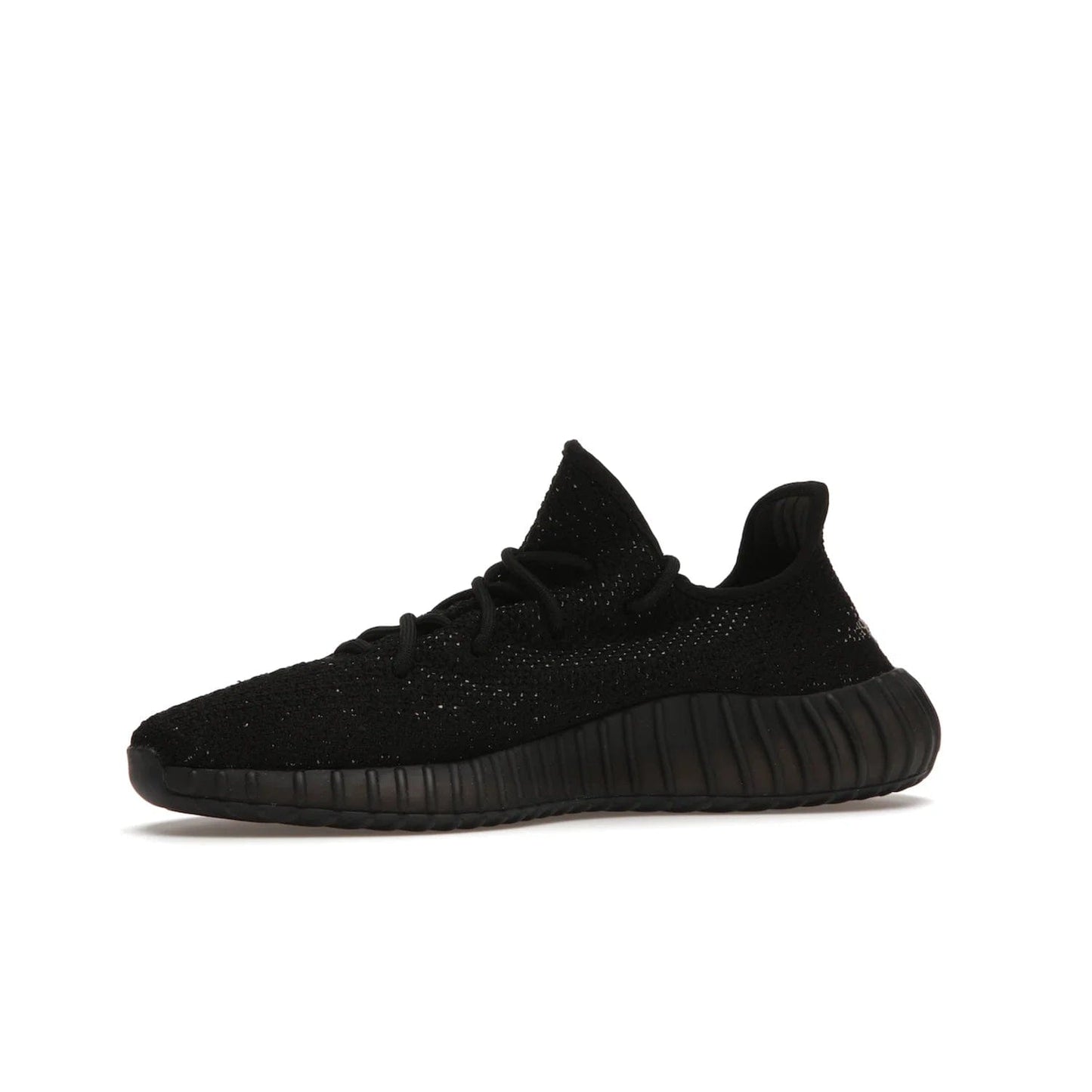 adidas Yeezy Boost 350 V2 Core Black White (2016/2022) - Image 17 - Only at www.BallersClubKickz.com - Stylish adidas Yeezy Boost 350 V2 in classic black with white "SPLY-350" stitched to the side stripe. Features Primeknit upper & Boost sole for comfort. Restock in March 2022.