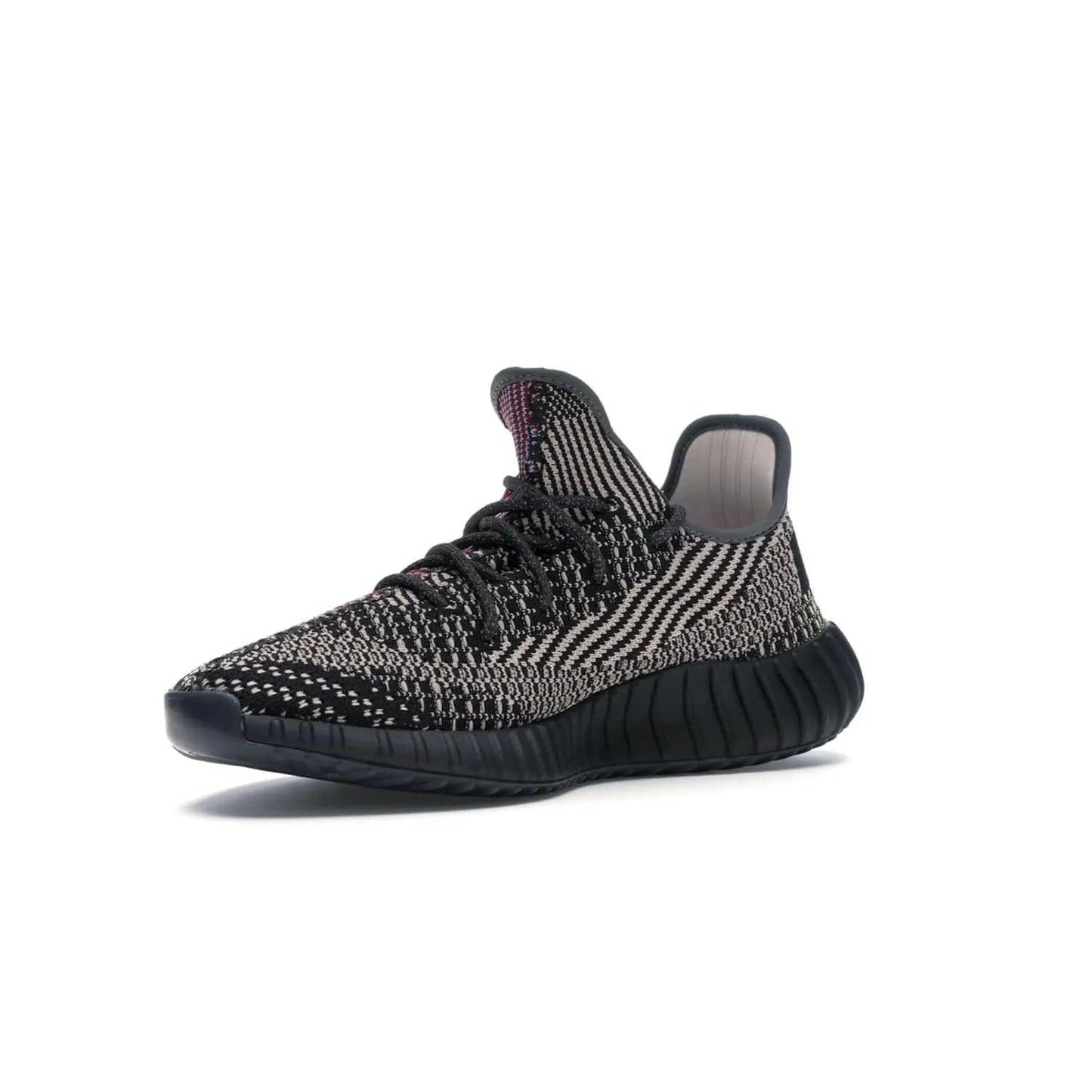 adidas Yeezy Boost 350 V2 Yecheil (Non-Reflective) - Image 15 - Only at www.BallersClubKickz.com - Make a statement with the eye-catching adidas Yeezy Boost 350 V2 Yecheil Non-Reflective. Featuring a spectrum of colorful hues, black upper, Boost cushioning, and black side stripe, the sneaker brings a luxe yet playful finish to any outfit.