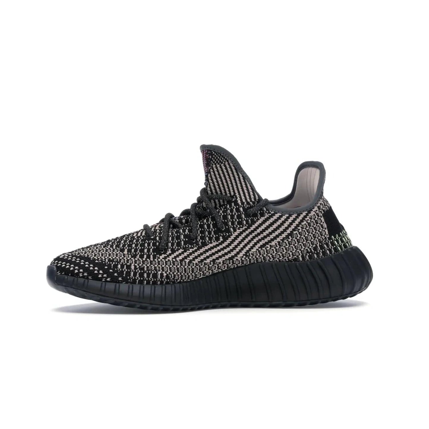 adidas Yeezy Boost 350 V2 Yecheil (Non-Reflective) - Image 18 - Only at www.BallersClubKickz.com - Make a statement with the eye-catching adidas Yeezy Boost 350 V2 Yecheil Non-Reflective. Featuring a spectrum of colorful hues, black upper, Boost cushioning, and black side stripe, the sneaker brings a luxe yet playful finish to any outfit.