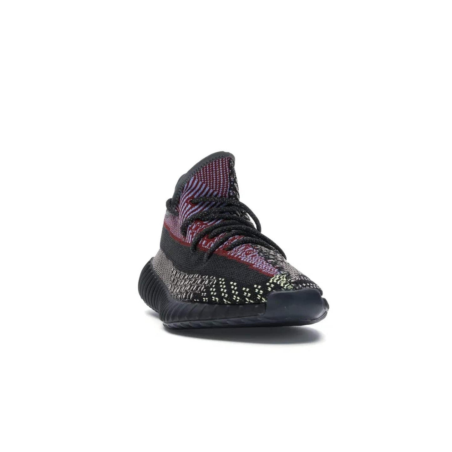 adidas Yeezy Boost 350 V2 Yecheil (Non-Reflective) - Image 8 - Only at www.BallersClubKickz.com - Make a statement with the eye-catching adidas Yeezy Boost 350 V2 Yecheil Non-Reflective. Featuring a spectrum of colorful hues, black upper, Boost cushioning, and black side stripe, the sneaker brings a luxe yet playful finish to any outfit.
