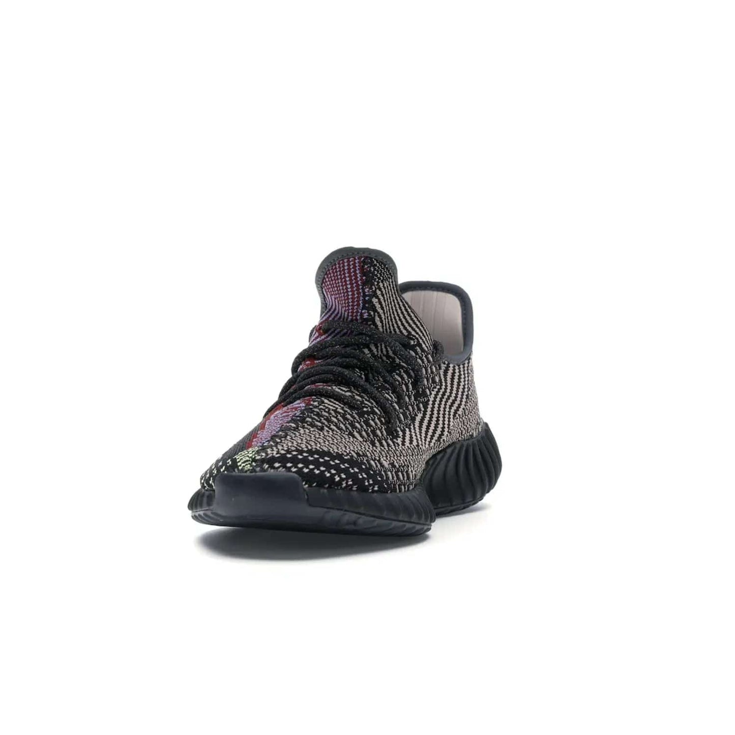 adidas Yeezy Boost 350 V2 Yecheil (Non-Reflective) - Image 12 - Only at www.BallersClubKickz.com - Make a statement with the eye-catching adidas Yeezy Boost 350 V2 Yecheil Non-Reflective. Featuring a spectrum of colorful hues, black upper, Boost cushioning, and black side stripe, the sneaker brings a luxe yet playful finish to any outfit.