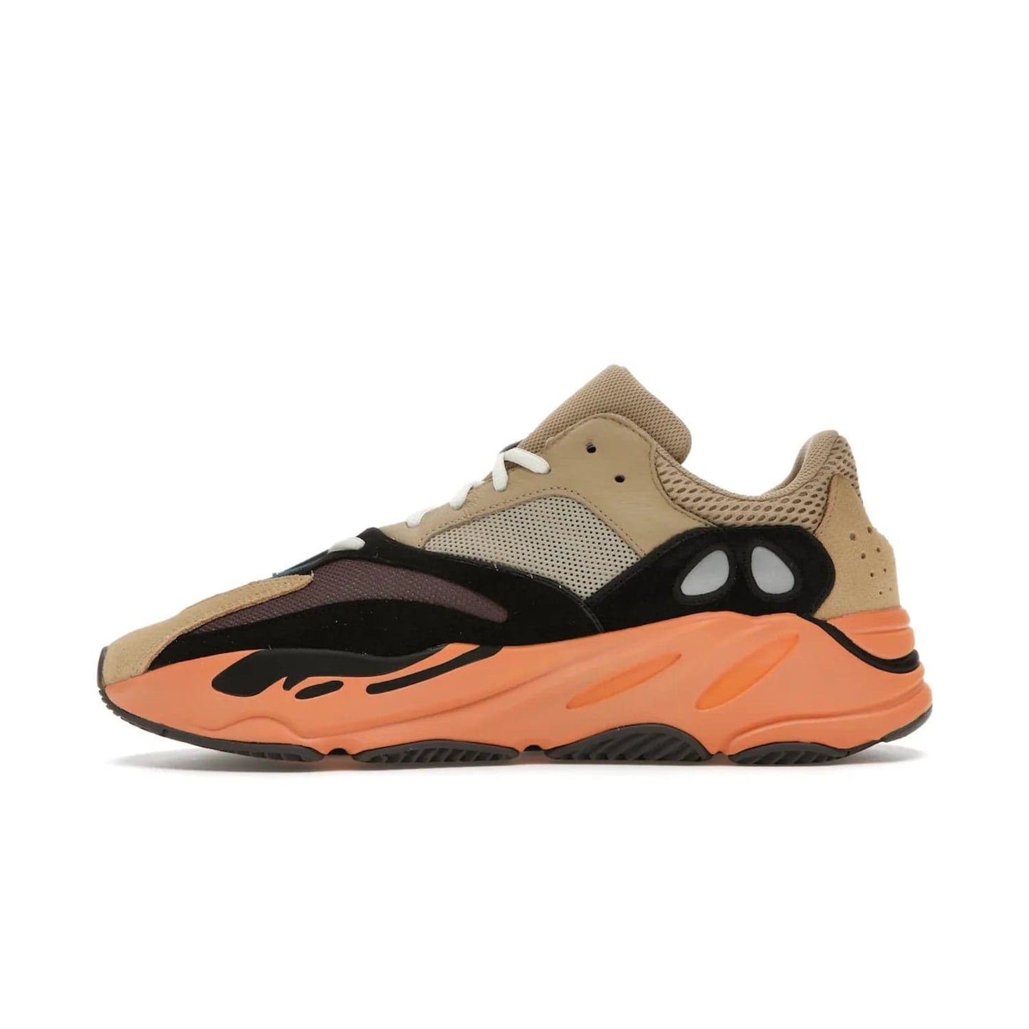 adidas Yeezy Boost 700 Enflame Amber - Image 19 - Only at www.BallersClubKickz.com - Adidas Yeezy Boost 700 Enflame Amber: Eye-catching design with pale yellow, brown, teal, and orange! Get yours in June 2021.