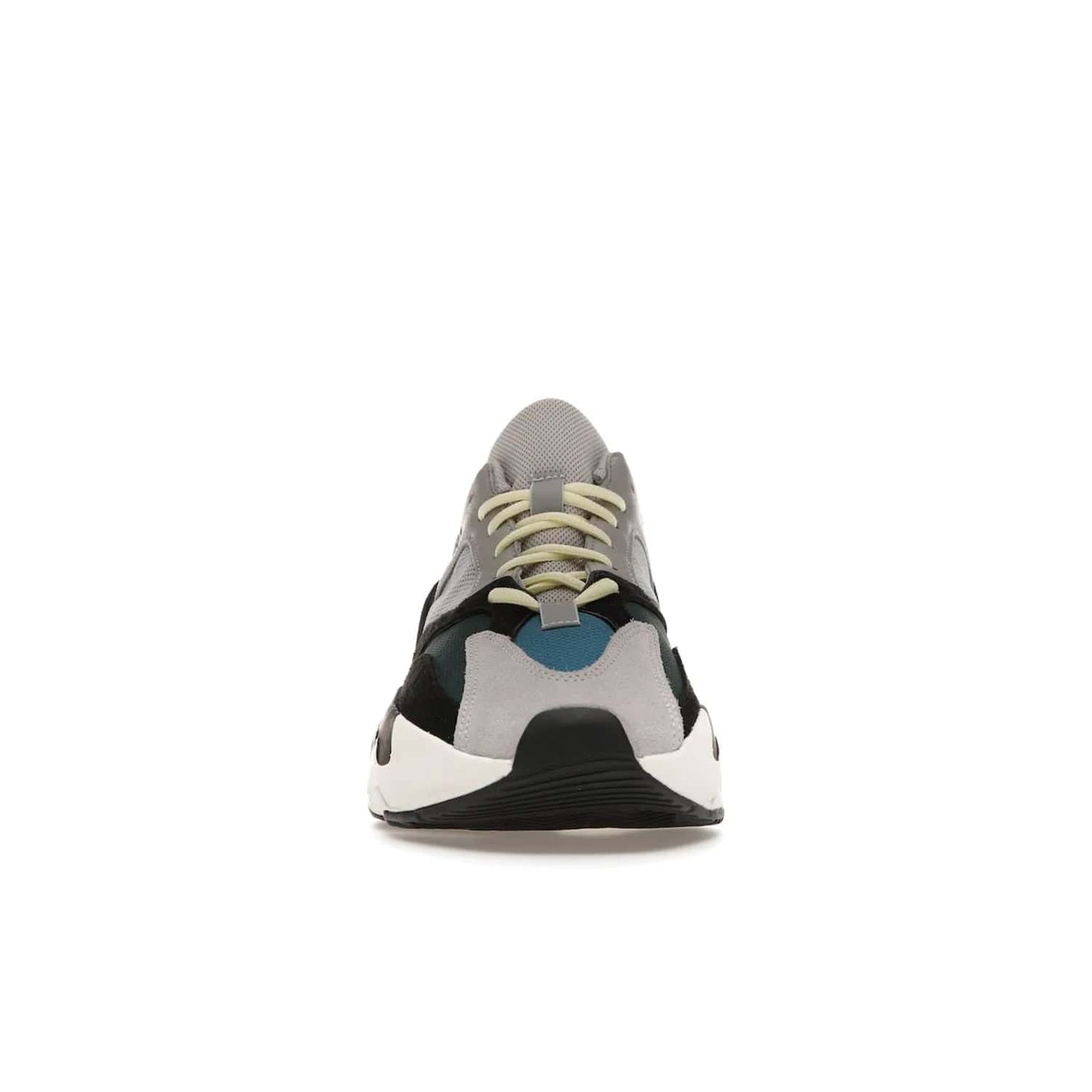 adidas Yeezy Boost 700 Wave Runner - Image 10 - Only at www.BallersClubKickz.com - Shop the iconic adidas Yeezy Boost 700 Wave Runner. Featuring grey mesh and leather upper, black suede overlays, teal mesh underlays, and signature Boost sole. Be bold & make a statement.
