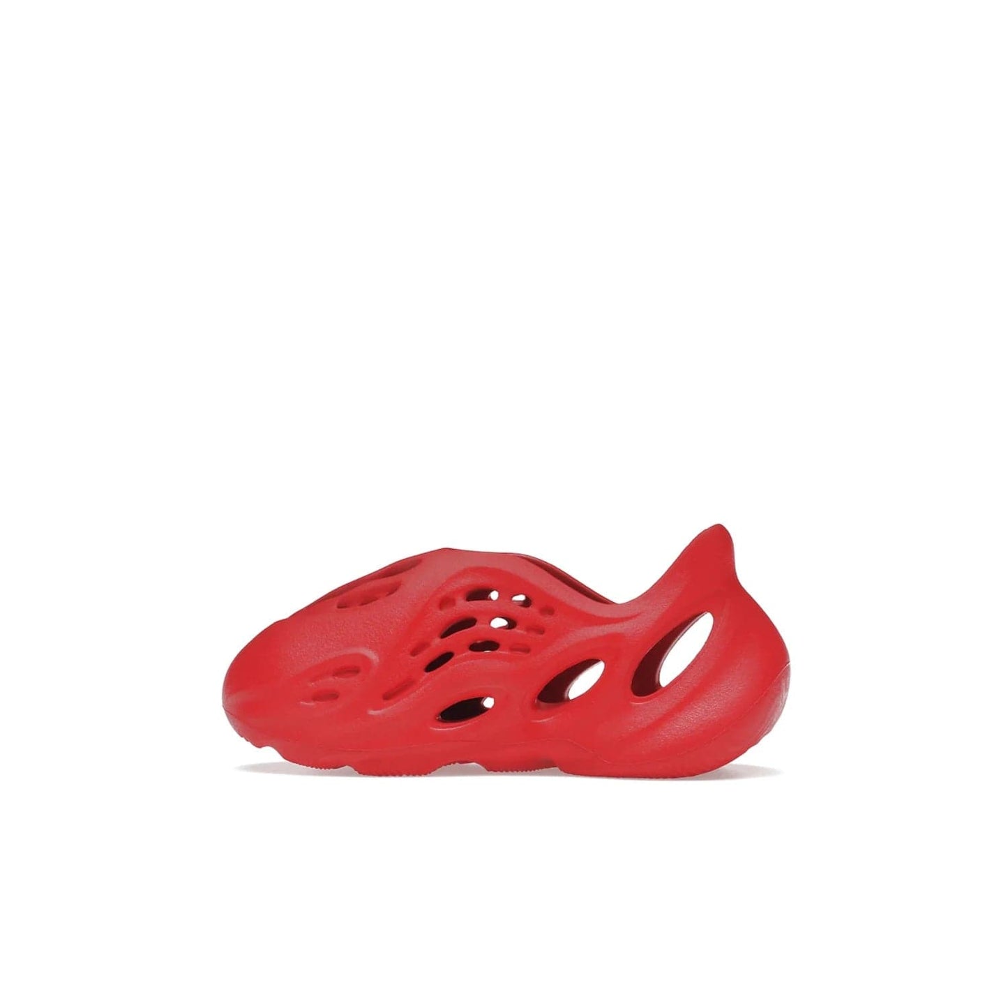 adidas Yeezy Foam RNNR Vermillion (Kids) - Image 20 - Only at www.BallersClubKickz.com - Kids adidas Yeezy Foam RNNR Vermillion - Glossy Vermillion colour palette in a timeless style. October 29th release.