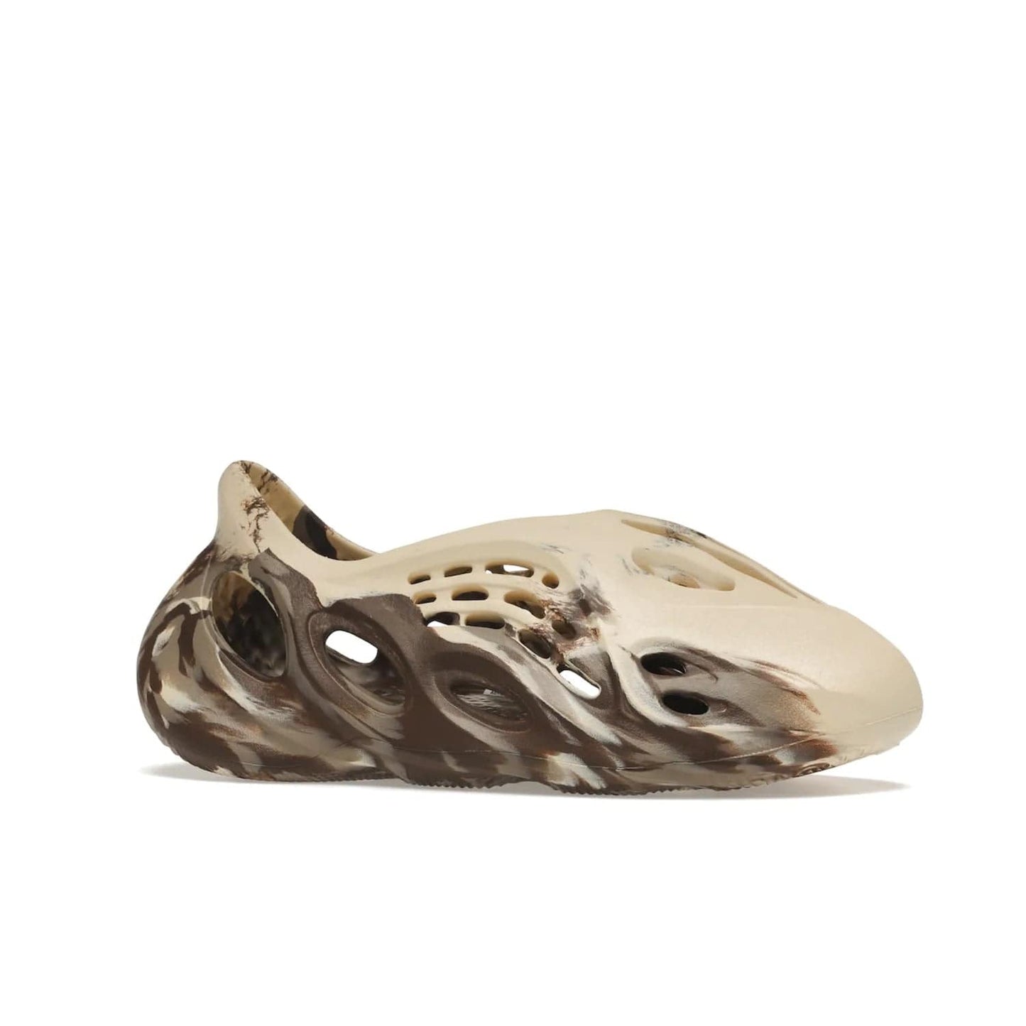 adidas Yeezy Foam RNNR MX Cream Clay - Image 3 - Only at www.BallersClubKickz.com - Stay updated on style with the adidas Yeezy Foam RNNR MX Cream Clay. Mix of cream, clay, and grey tones in an all-over streaky camouflage pattern. Released August 2021. Perfect for casual street-style.