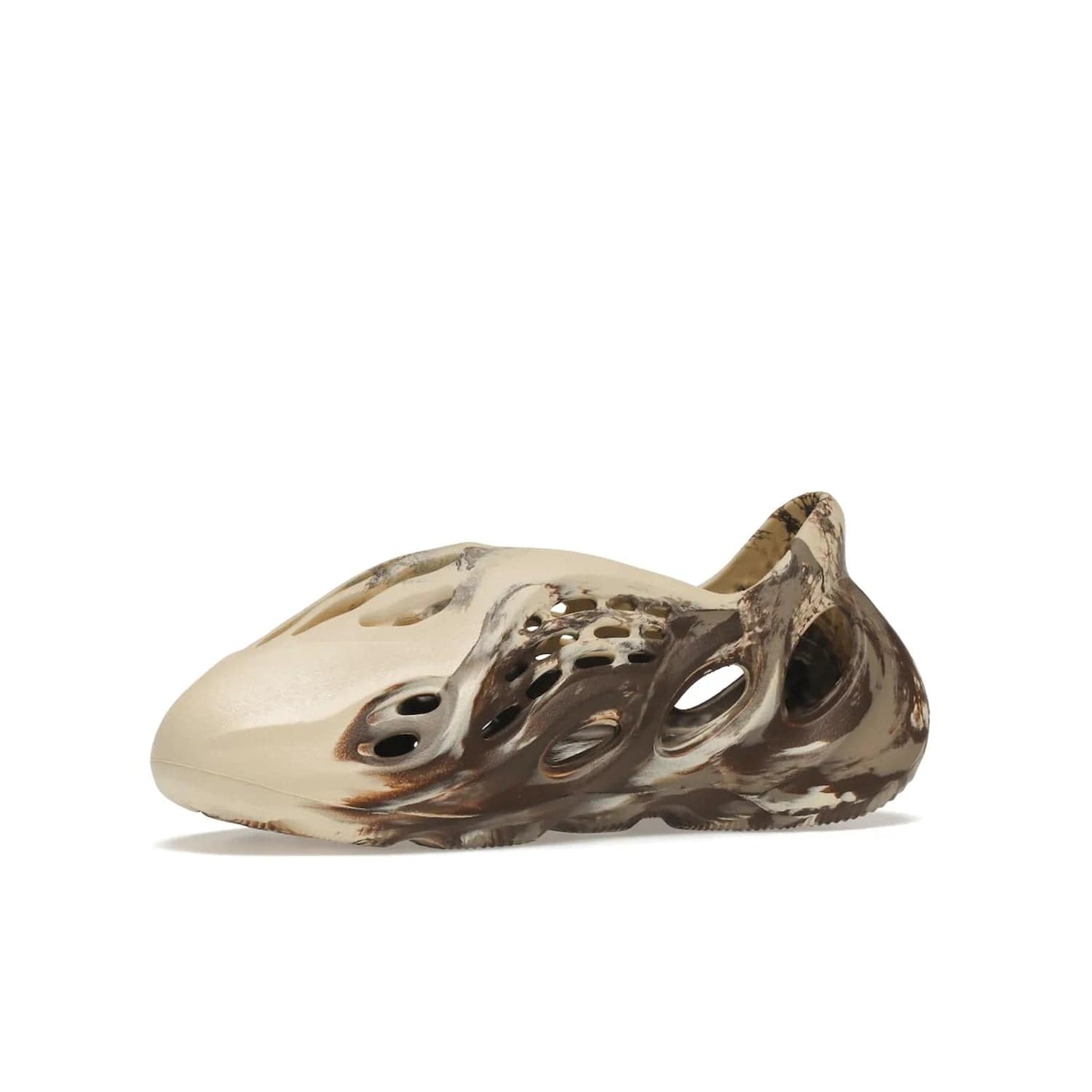 adidas Yeezy Foam RNNR MX Cream Clay - Image 16 - Only at www.BallersClubKickz.com - Stay updated on style with the adidas Yeezy Foam RNNR MX Cream Clay. Mix of cream, clay, and grey tones in an all-over streaky camouflage pattern. Released August 2021. Perfect for casual street-style.