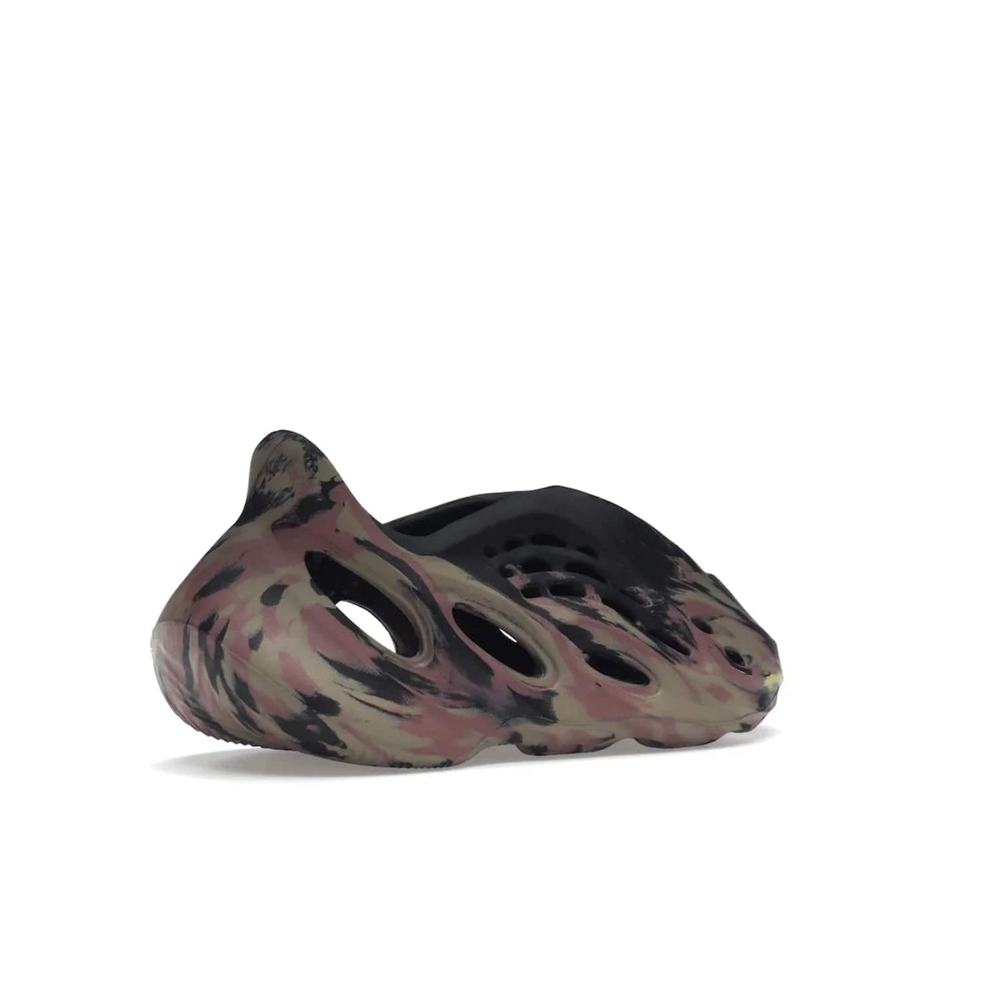 adidas Yeezy Foam RNR MX Carbon - Image 33 - Only at www.BallersClubKickz.com - Stylish and sustainable adidas Yeezy Foam RNR MX Carbon with marbled pink, yellow, purple, and dark grey EVA foam. Ventilation holes throughout for increased breathability. Sculptured sole adds cushioning and support. No two pairs look alike, available August 2022. Must-have fashion-lovers' item.