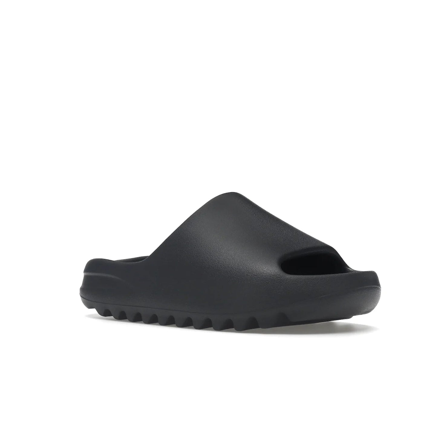 adidas Yeezy Slide Slate Grey - Image 5 - Only at www.BallersClubKickz.com - Stylish & comfortable adidas Yeezy Slide Slate Grey features an EVA foam upper, strategic cutouts, textured outsole pattern, & easy slip-on design for modern comfort & classic style.