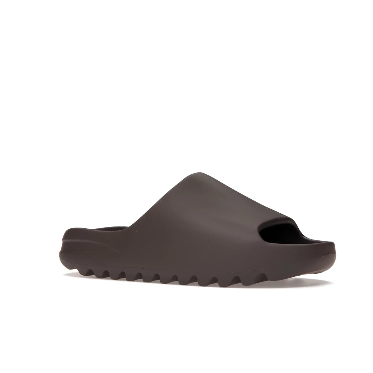 adidas Yeezy Slide Soot - Image 4 - Only at www.BallersClubKickz.com - Shop the Yeezy Slide Soot sneaker by Adidas, a sleek blend of form and function. Monochrome silhouette in Soot/Soot/Soot. Lightweight EVA foam offers comfort and durability. Get the must-have style today.