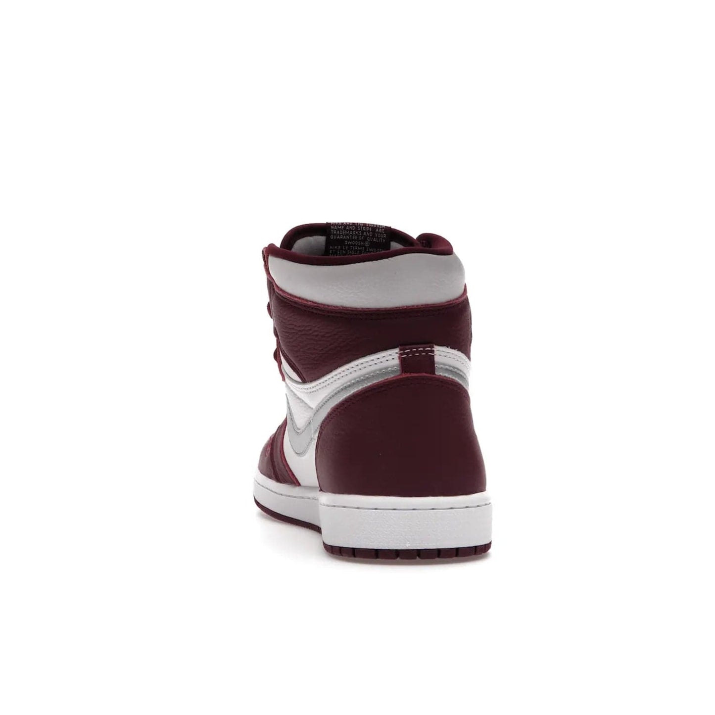 Jordan 1 Retro High OG Bordeaux - Image 27 - Only at www.BallersClubKickz.com - Shop the classic Air Jordan 1 High Bordeaux with a modern high-top cut. The timeless Bordeaux and White-Metallic Silver colorway, releasing Nov 20, 2021, is perfect for practice or a night out.