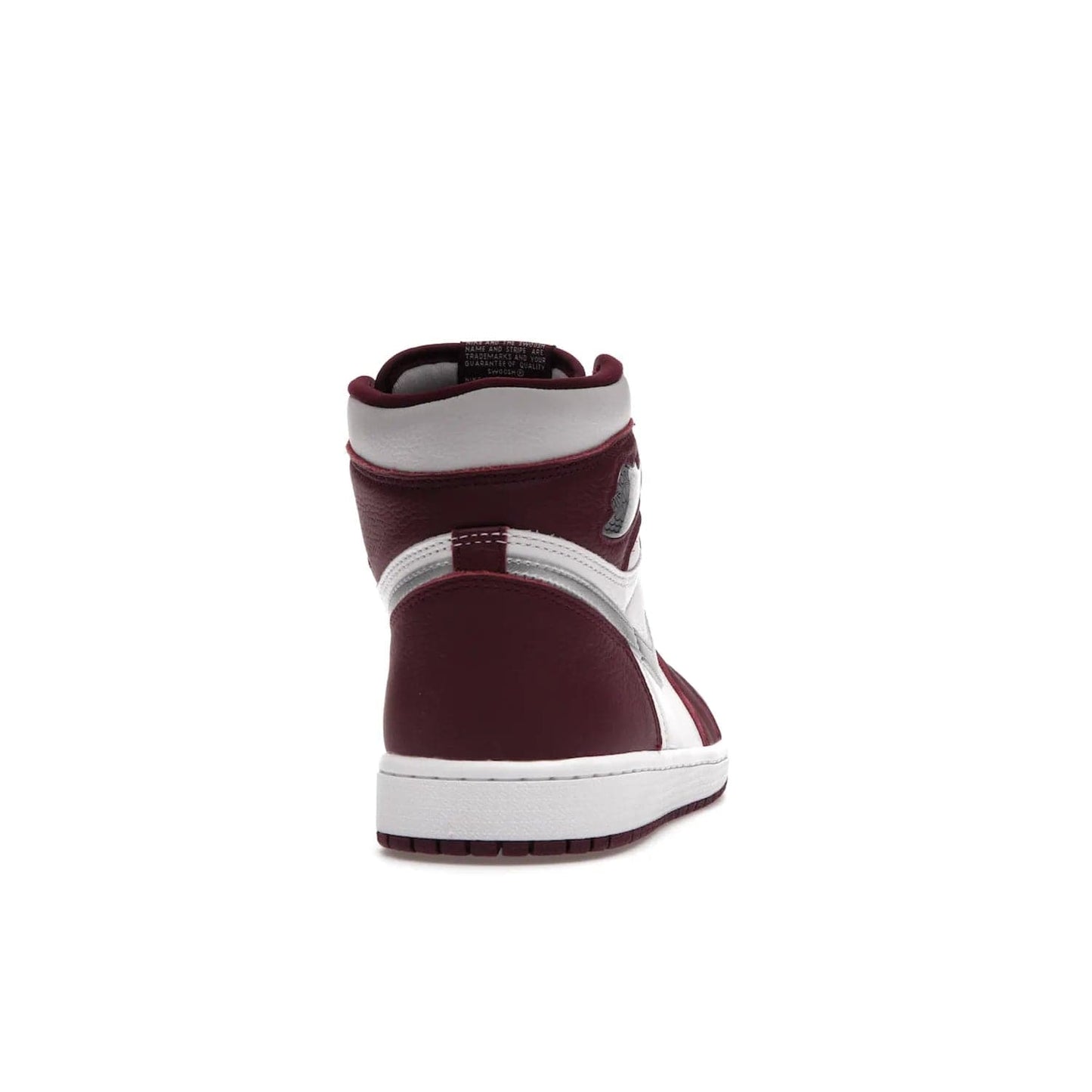 Jordan 1 Retro High OG Bordeaux - Image 29 - Only at www.BallersClubKickz.com - Shop the classic Air Jordan 1 High Bordeaux with a modern high-top cut. The timeless Bordeaux and White-Metallic Silver colorway, releasing Nov 20, 2021, is perfect for practice or a night out.