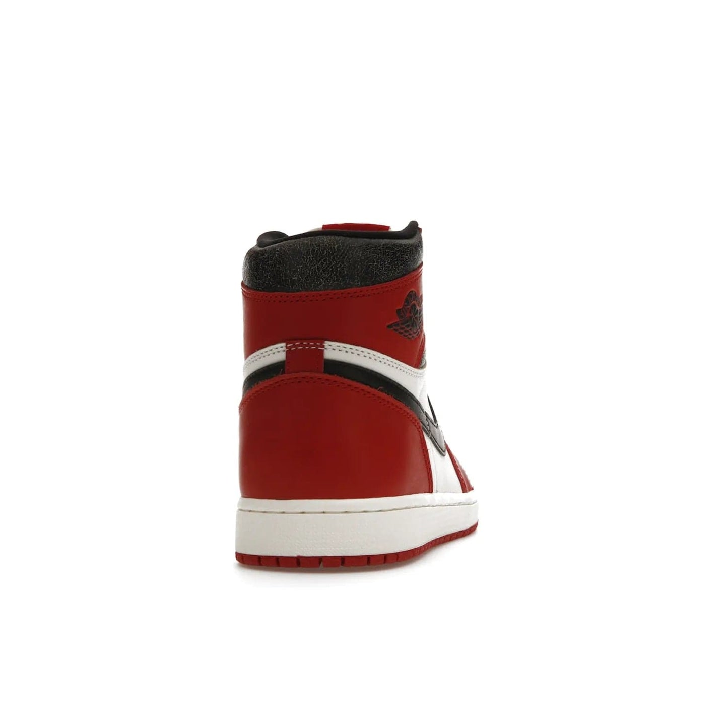 Jordan 1 Retro High OG Chicago Lost and Found - Image 29 - Only at www.BallersClubKickz.com - Be the envy of all sneakerheads with the Air Jordan 1 Retro High OG “Chicago Lost and Found”. This special edition shoe comes in a Varsity Red/Black-Sail-Muslin colorway and features crackled leather uppers and yellowed details for a unique, vintage look. Get your hands this rare release in November 2022.