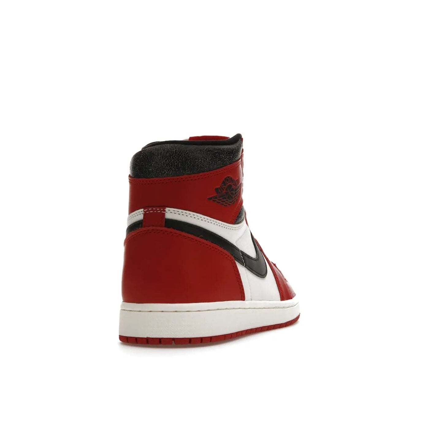Jordan 1 Retro High OG Chicago Lost and Found - Image 30 - Only at www.BallersClubKickz.com - Be the envy of all sneakerheads with the Air Jordan 1 Retro High OG “Chicago Lost and Found”. This special edition shoe comes in a Varsity Red/Black-Sail-Muslin colorway and features crackled leather uppers and yellowed details for a unique, vintage look. Get your hands this rare release in November 2022.