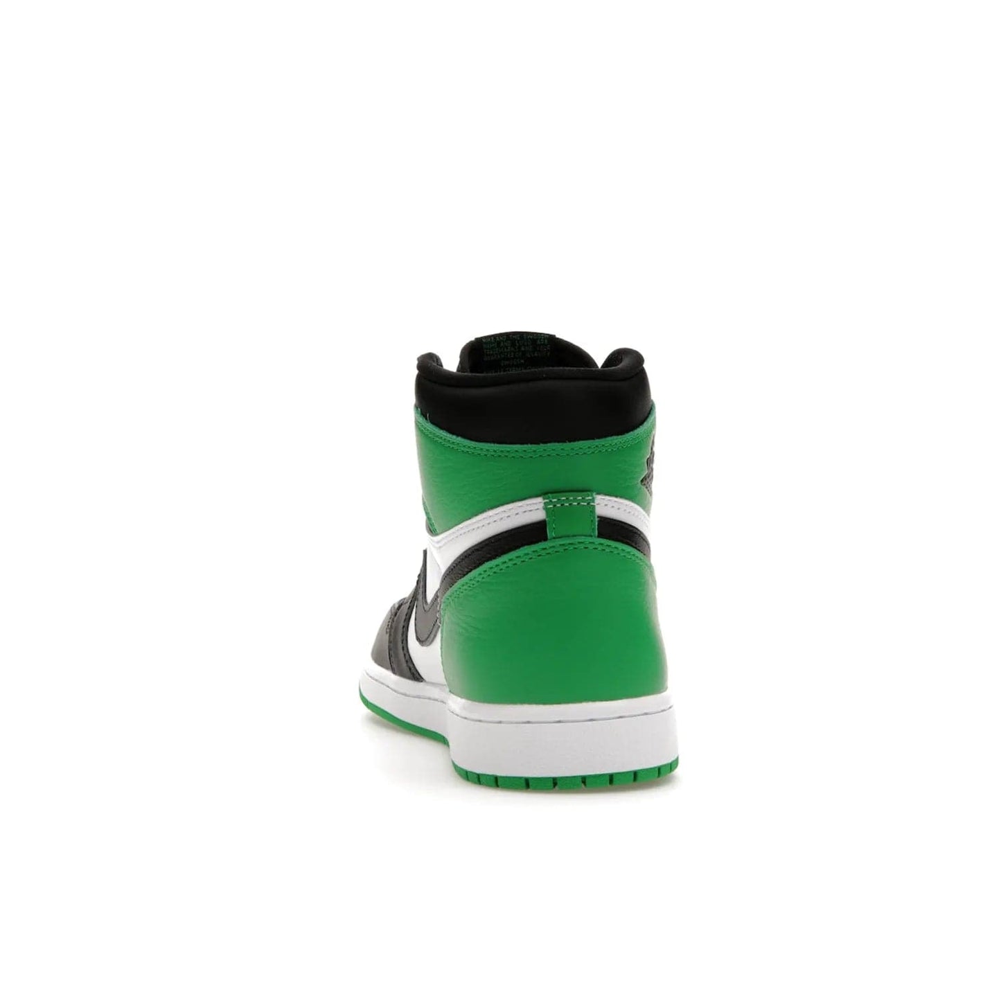 Jordan 1 Retro High OG Lucky Green - Image 27 - Only at www.BallersClubKickz.com - Experience luck with the release of the Air Jordan 1 Retro High OG Lucky Green. A leather upper with black, white and signature green accents hits the mark. Nike branding in Lucky Green and laces complete the look. Get lucky April 15, 2023.