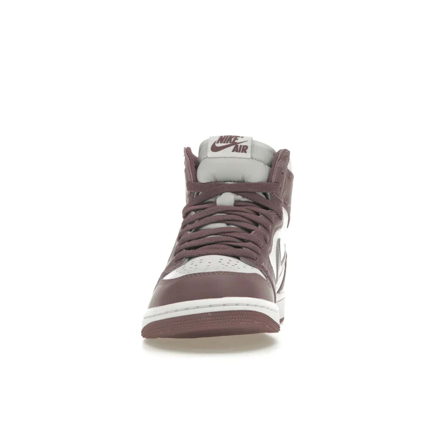 Jordan 1 Retro High OG Mauve - Image 11 - Only at www.BallersClubKickz.com - Eye-catching Jordan 1 Retro High OG Mauve releases October 14th, 2023. White base overlayed with Sky J Mauve hue, white trim. Turn heads with this bold, unique style.