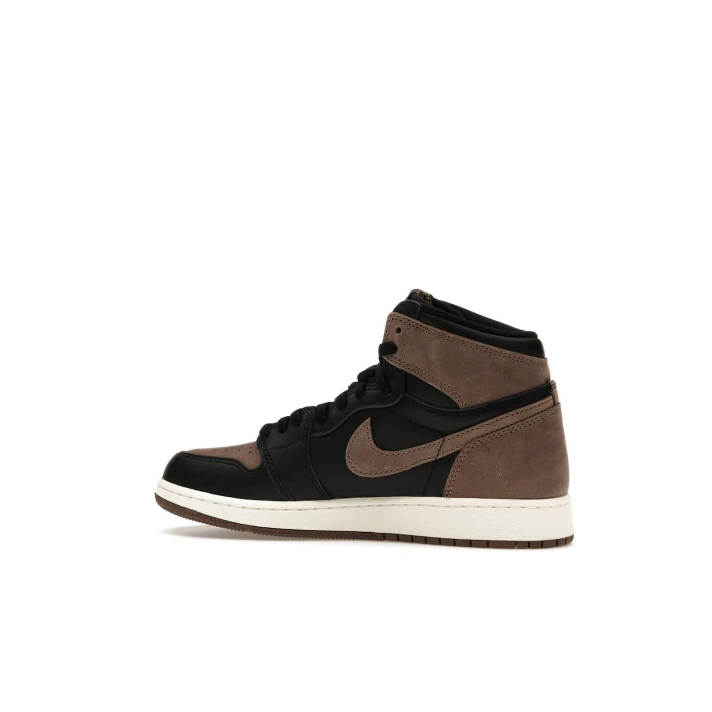 Jordan 1 Retro High OG Palomino (GS) - Image 21 - Only at www.BallersClubKickz.com - Introducing the luxurious Jordan 1 Retro High OG Palomino (GS). Featuring black leather with metallic gold and palomino accents, this sneaker is perfect for any occasion. Grab yours when they release on September 2nd of 2023.