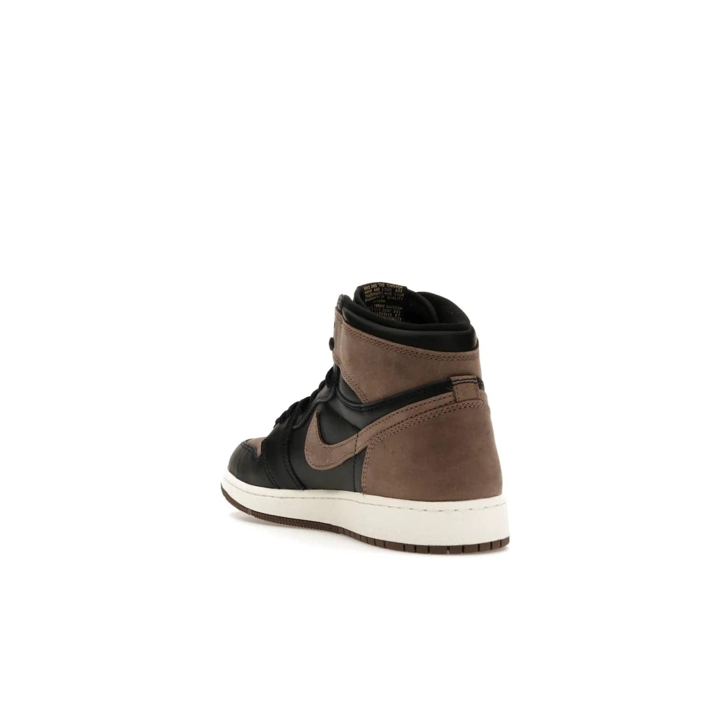 Jordan 1 Retro High OG Palomino (GS) - Image 25 - Only at www.BallersClubKickz.com - Introducing the luxurious Jordan 1 Retro High OG Palomino (GS). Featuring black leather with metallic gold and palomino accents, this sneaker is perfect for any occasion. Grab yours when they release on September 2nd of 2023.