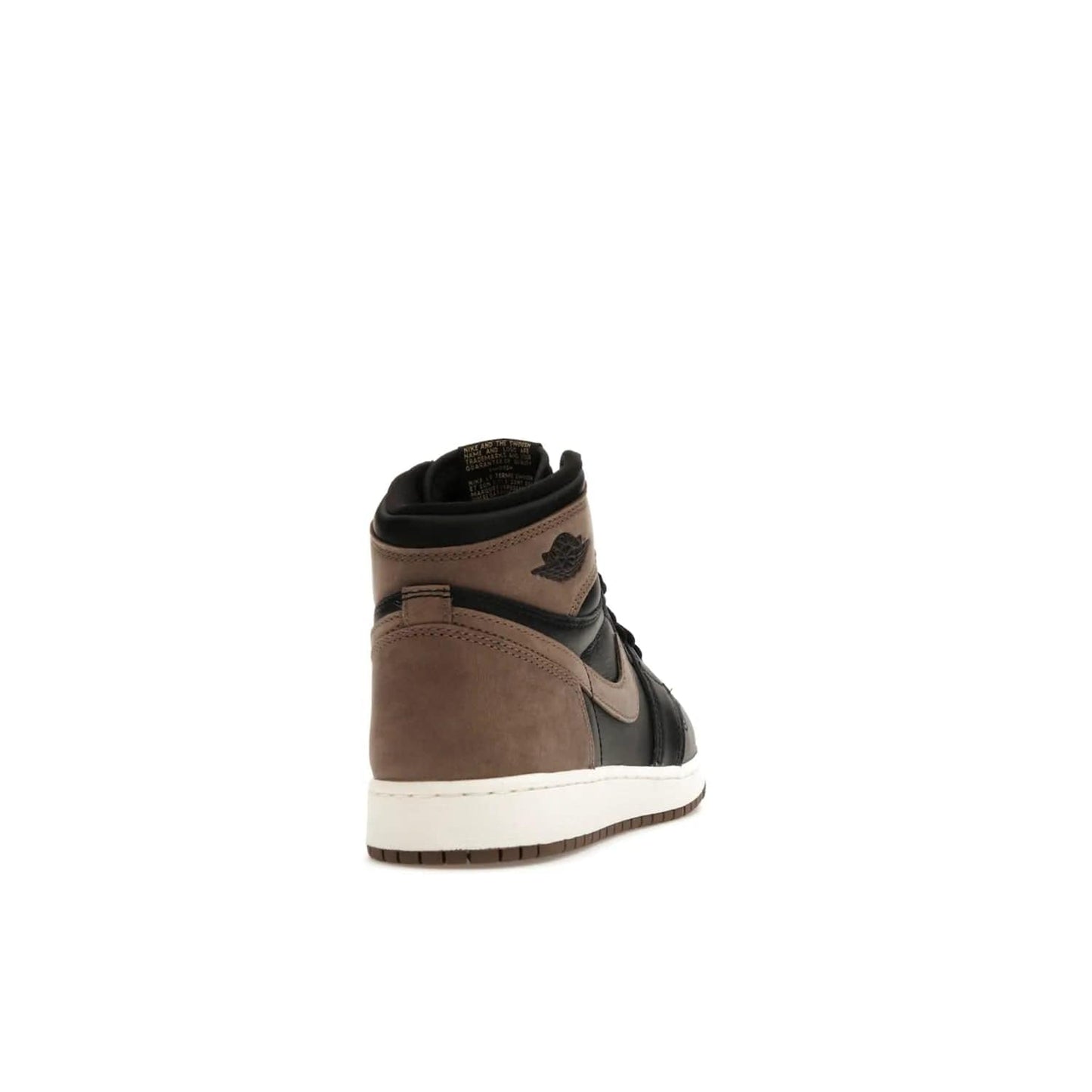 Jordan 1 Retro High OG Palomino (GS) - Image 30 - Only at www.BallersClubKickz.com - Introducing the luxurious Jordan 1 Retro High OG Palomino (GS). Featuring black leather with metallic gold and palomino accents, this sneaker is perfect for any occasion. Grab yours when they release on September 2nd of 2023.
