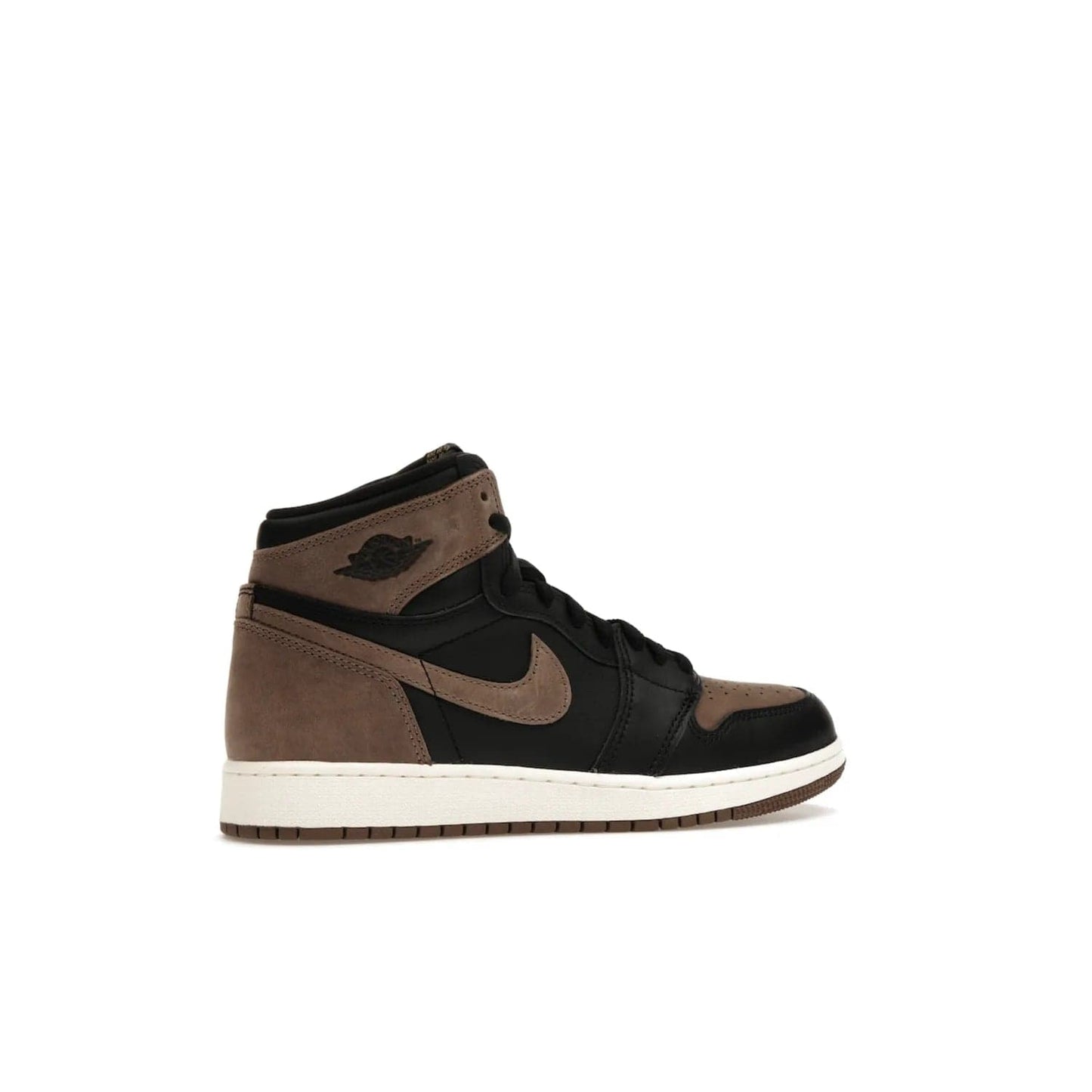 Jordan 1 Retro High OG Palomino (GS) - Image 35 - Only at www.BallersClubKickz.com - Introducing the luxurious Jordan 1 Retro High OG Palomino (GS). Featuring black leather with metallic gold and palomino accents, this sneaker is perfect for any occasion. Grab yours when they release on September 2nd of 2023.