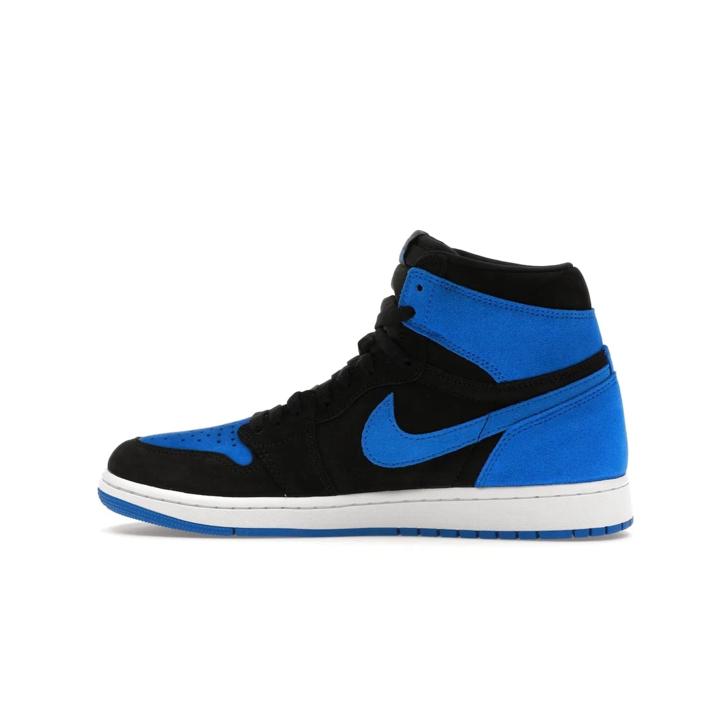 Jordan 1 Retro High OG Royal Reimagined - Image 20 - Only at www.BallersClubKickz.com - ####
Old meets the new: Jordan 1 Retro High OG 'Royal Reimagined' is a bold statement of evolution with its royal blue and black suede material makeup. Swoosh overlays, Wings logos, padded ankle collars and Nike Air tags maintain the OG's legendary lineage. Get a pair on November 4th and be part of a fearless, unyielding story.