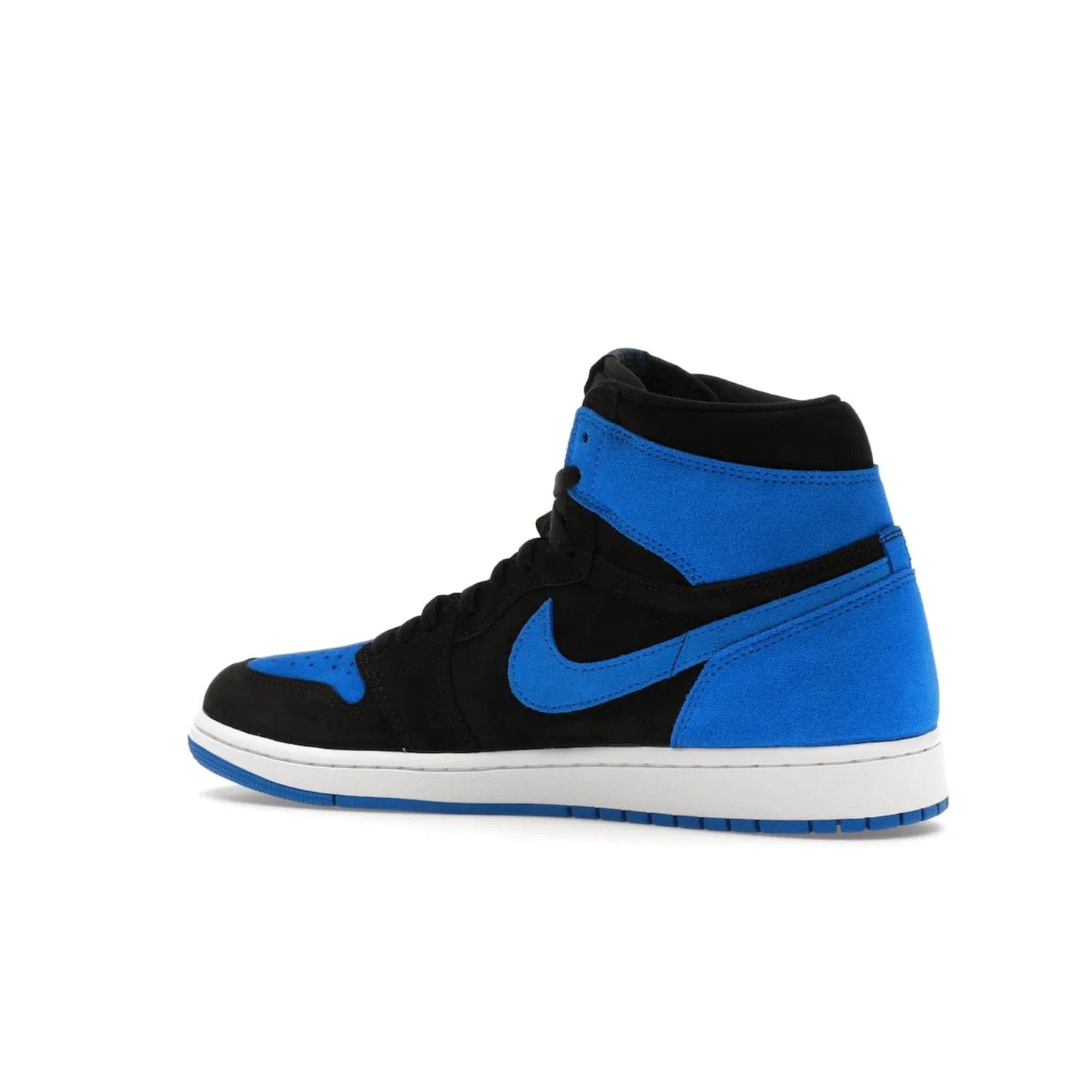 Jordan 1 Retro High OG Royal Reimagined - Image 22 - Only at www.BallersClubKickz.com - ####
Old meets the new: Jordan 1 Retro High OG 'Royal Reimagined' is a bold statement of evolution with its royal blue and black suede material makeup. Swoosh overlays, Wings logos, padded ankle collars and Nike Air tags maintain the OG's legendary lineage. Get a pair on November 4th and be part of a fearless, unyielding story.