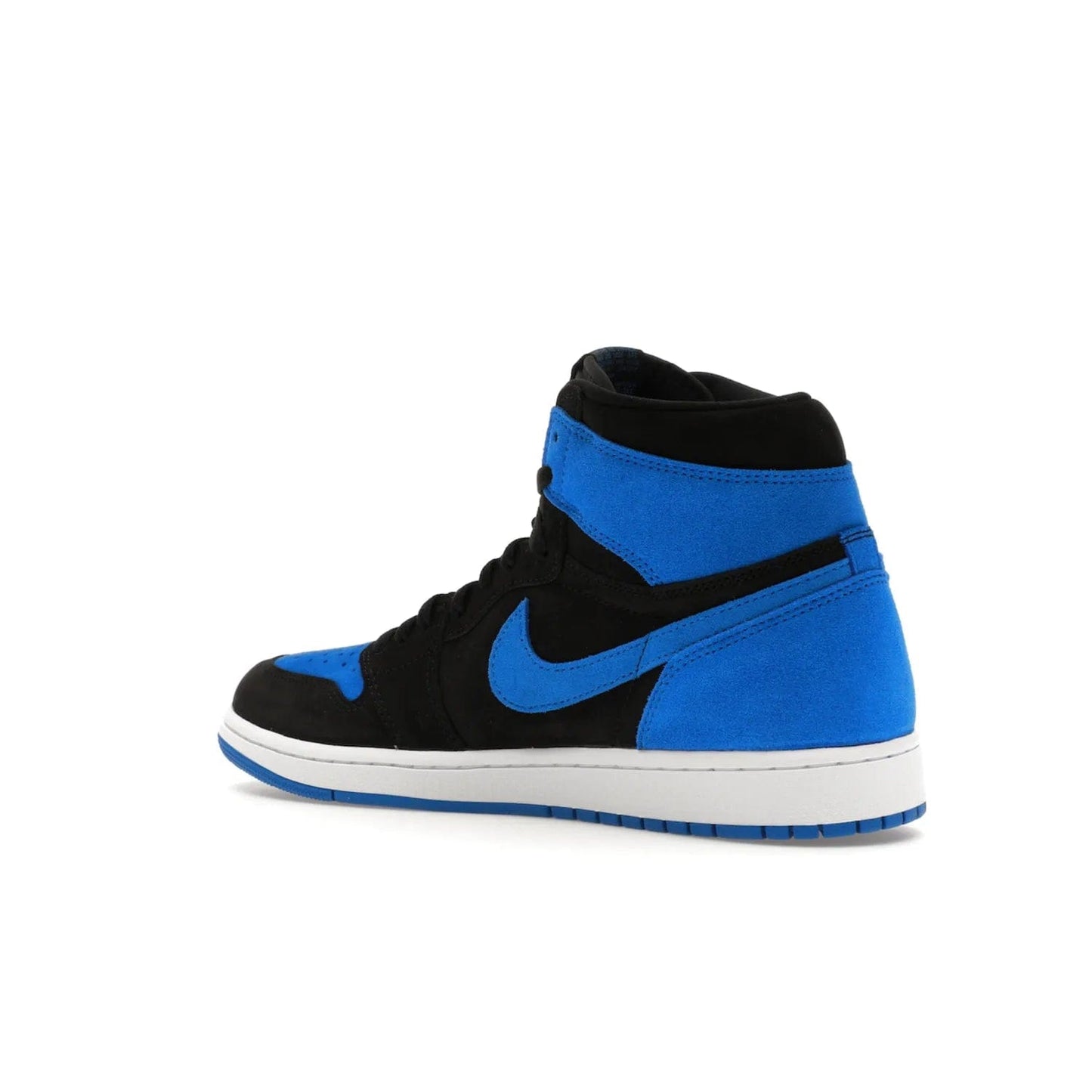 Jordan 1 Retro High OG Royal Reimagined - Image 23 - Only at www.BallersClubKickz.com - ####
Old meets the new: Jordan 1 Retro High OG 'Royal Reimagined' is a bold statement of evolution with its royal blue and black suede material makeup. Swoosh overlays, Wings logos, padded ankle collars and Nike Air tags maintain the OG's legendary lineage. Get a pair on November 4th and be part of a fearless, unyielding story.