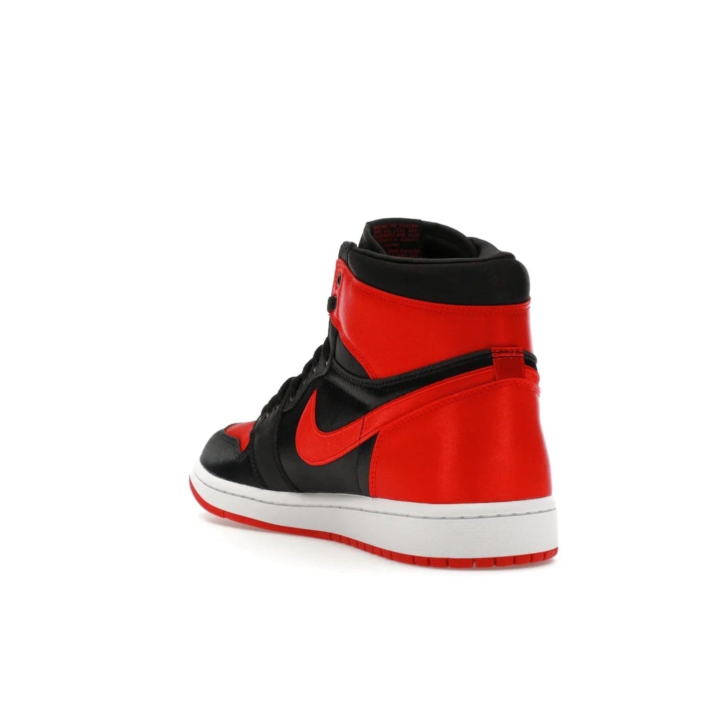 Jordan 1 Retro High OG Satin Bred (Women's) - Image 25 - Only at www.BallersClubKickz.com - Introducing the Jordan 1 Retro High OG Satin Bred (Women's). Luxe satin finish, contrasting hues & classic accents. Trending sneakers symbolizing timelessness & heritage. Make a bold statement with this iconic shoe. Available October 4, 2023.