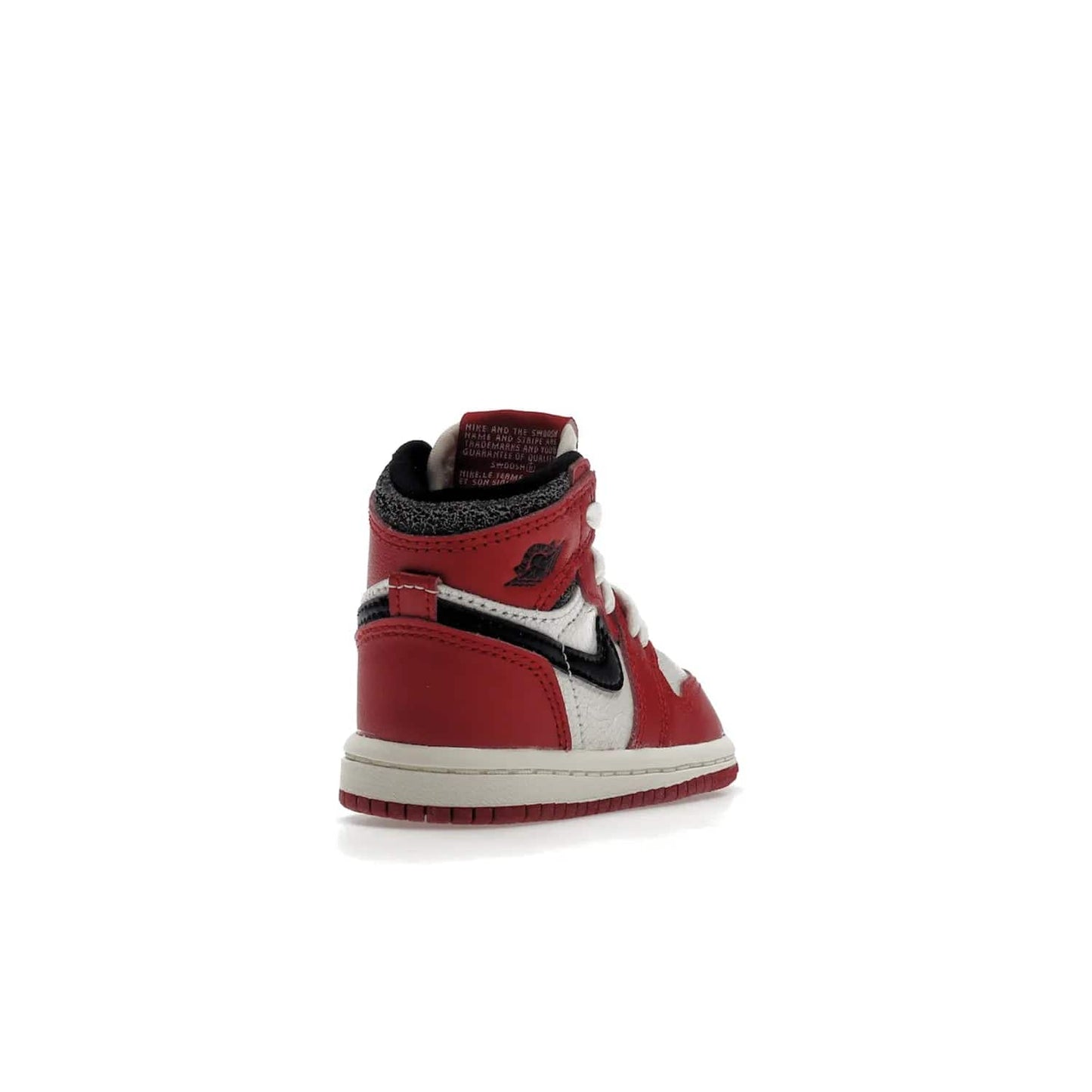 Jordan 1 Retro High OG Chicago Lost and Found (TD) - Image 31 - Only at www.BallersClubKickz.com - Introducing the Air Jordan 1 Retro High OG Lost and Found TD – a vibrant combination of 4 colors: muslin, varsity, sail and black. Featuring a crackled leather upper and AIR units for comfort and a signature Wings logo, these retro shoes add comfort and style for your little ones at $70. Get your pair before 19th December 2022!
