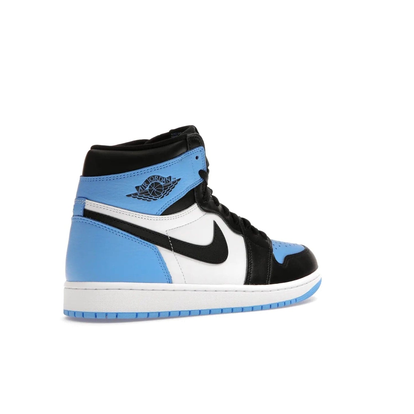 Jordan 1 Retro High OG UNC Toe - Image 33 - Only at www.BallersClubKickz.com - Jordan 1 High OG UNC Toe is a fashionable, high-quality sneaker featuring University Blue, Black White and White. Releasing July 22, 2023, it's the perfect pick up for sneakerheads.
