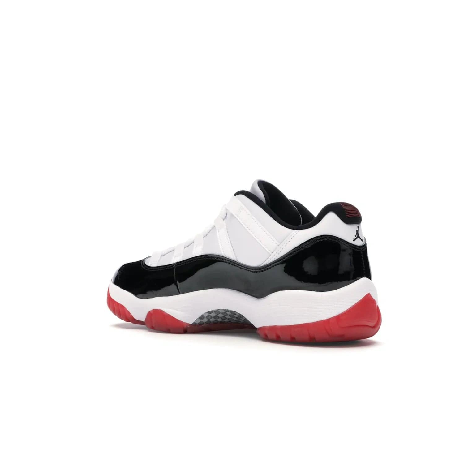 Jordan 11 Retro Low Concord Bred - Image 23 - Only at www.BallersClubKickz.com - Grab the classic Jordan 11 look with the Jordan 11 Retro Low Concord Bred. With white and black elements and the iconic red outsole of the Jordan 11 Bred, you won't miss a beat. Released in June 2020, the perfect complement to any outfit.