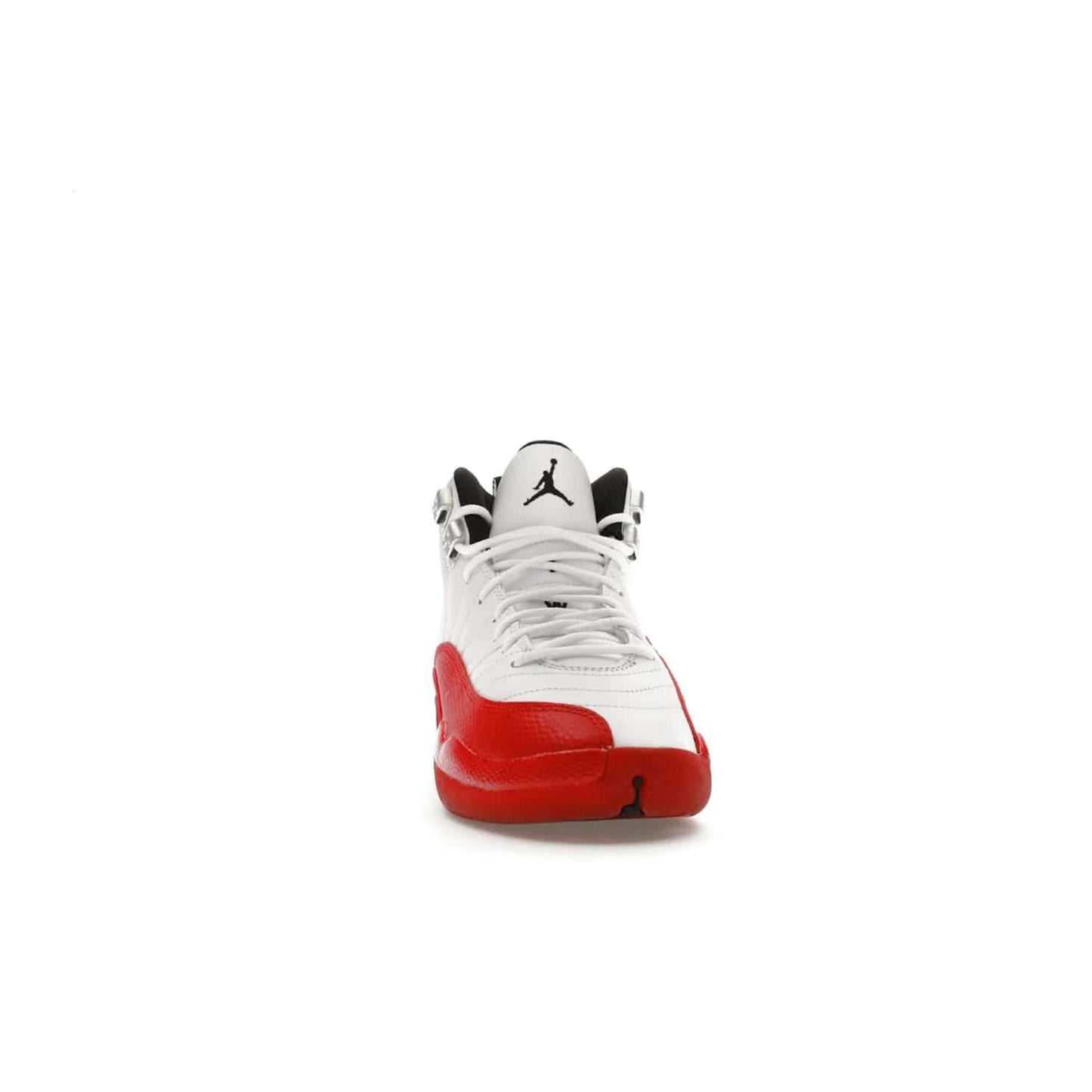 Jordan 12 Retro Cherry (2023) (GS) - Image 9 - Only at www.BallersClubKickz.com - Grab the Jordan 12 Retro Cherry (2023) (GS) and show off your signature style with these iconic kicks. Dressed in White, Black and Varsity Red, these timeless kicks are sure to turn heads. Available October 28, 2023.