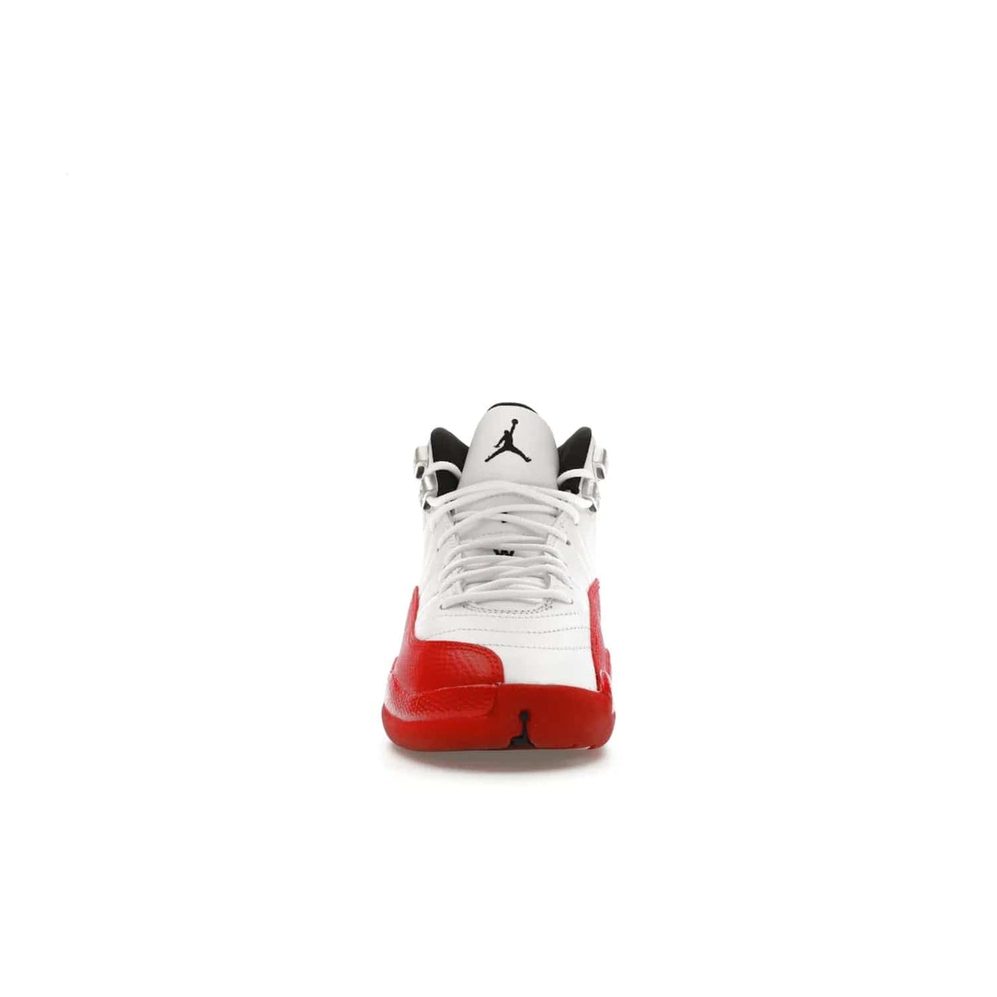 Jordan 12 Retro Cherry (2023) (GS) - Image 10 - Only at www.BallersClubKickz.com - Grab the Jordan 12 Retro Cherry (2023) (GS) and show off your signature style with these iconic kicks. Dressed in White, Black and Varsity Red, these timeless kicks are sure to turn heads. Available October 28, 2023.
