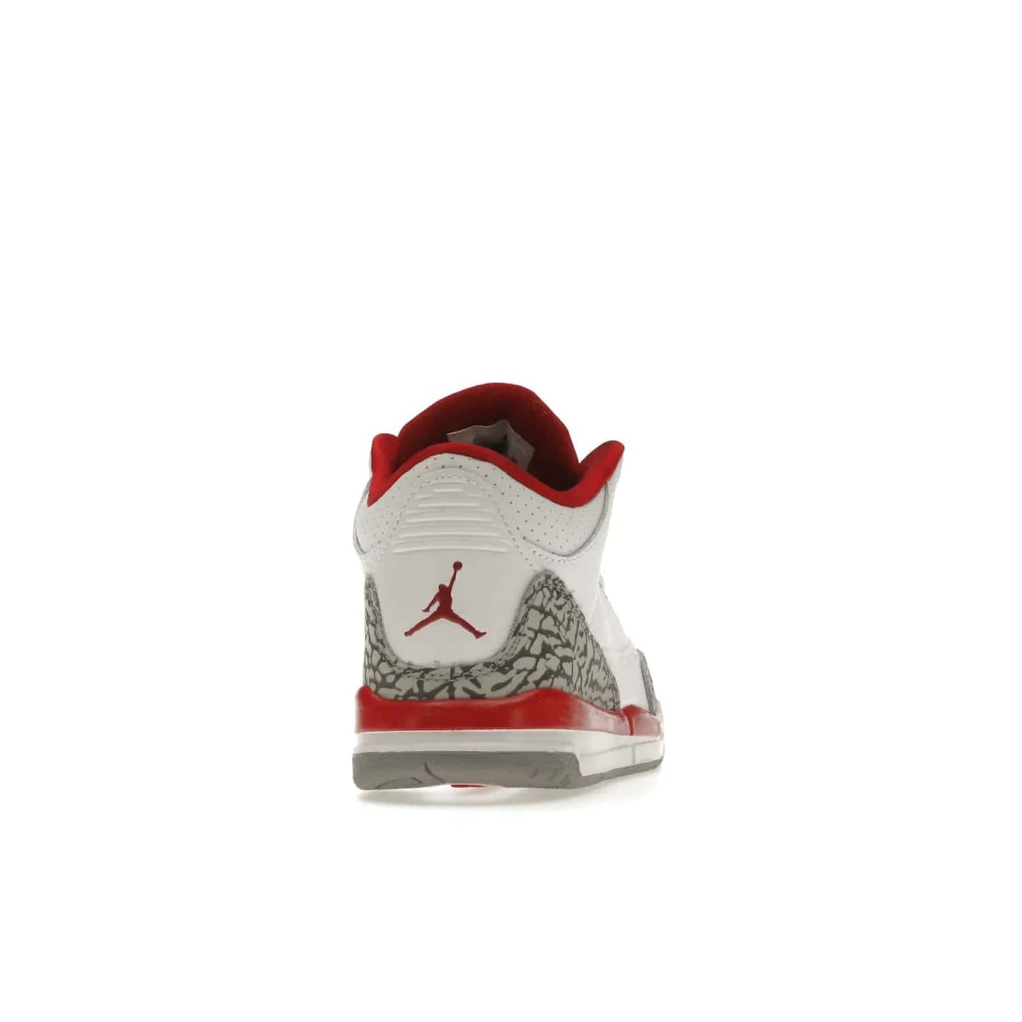 Jordan 3 Retro Cardinal (PS) - Image 29 - Only at www.BallersClubKickz.com - Add retro style to your sneaker collection with the Jordan 3 Retro Cardinal (PS). Featuring classic Jordan 3 details and colors of cardinal red, light curry, and cement grey. Available Feb. 2022.