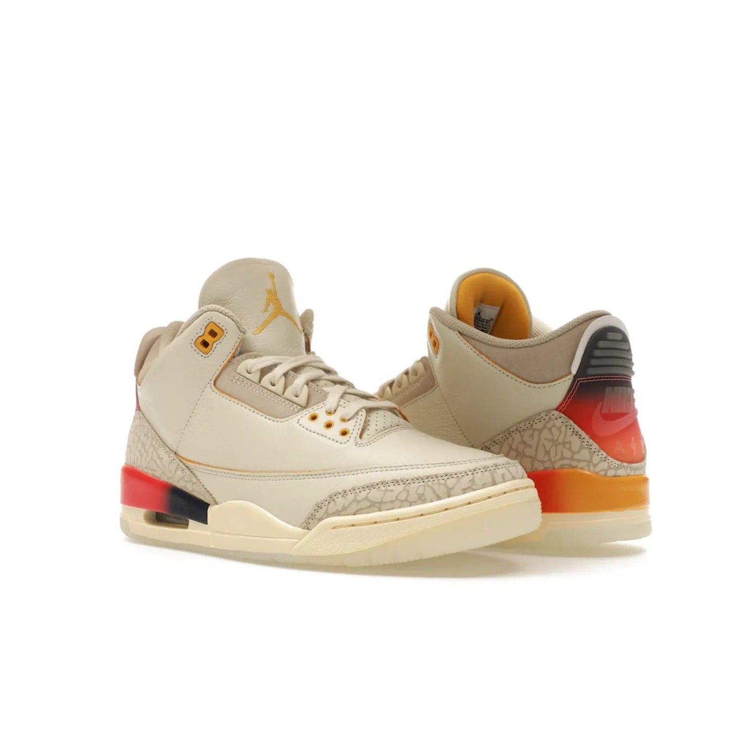 Jordan 3 Retro SP J Balvin Medellín Sunset - Image 5 - Only at www.BallersClubKickz.com - J Balvin x Jordan 3 Retro SP: Celebrate the joy of life with a colorful, homage to the electrifying reggaeton culture and iconic Jordan 3. Limited edition, Sept. 23. $250.