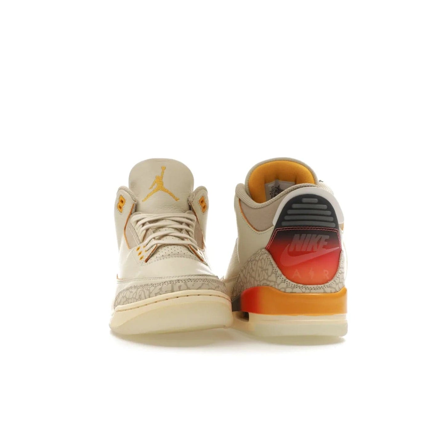 Jordan 3 Retro SP J Balvin Medellín Sunset - Image 9 - Only at www.BallersClubKickz.com - J Balvin x Jordan 3 Retro SP: Celebrate the joy of life with a colorful, homage to the electrifying reggaeton culture and iconic Jordan 3. Limited edition, Sept. 23. $250.