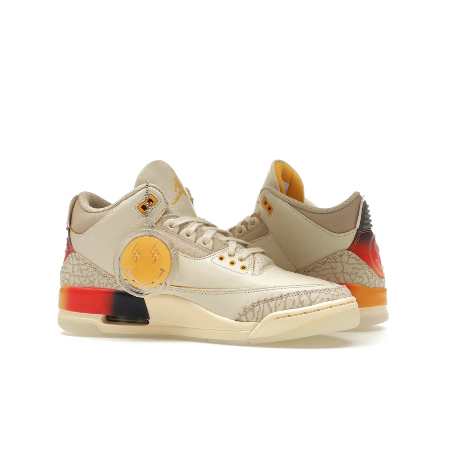 Jordan 3 Retro SP J Balvin Medellín Sunset - Image 21 - Only at www.BallersClubKickz.com - J Balvin x Jordan 3 Retro SP: Celebrate the joy of life with a colorful, homage to the electrifying reggaeton culture and iconic Jordan 3. Limited edition, Sept. 23. $250.